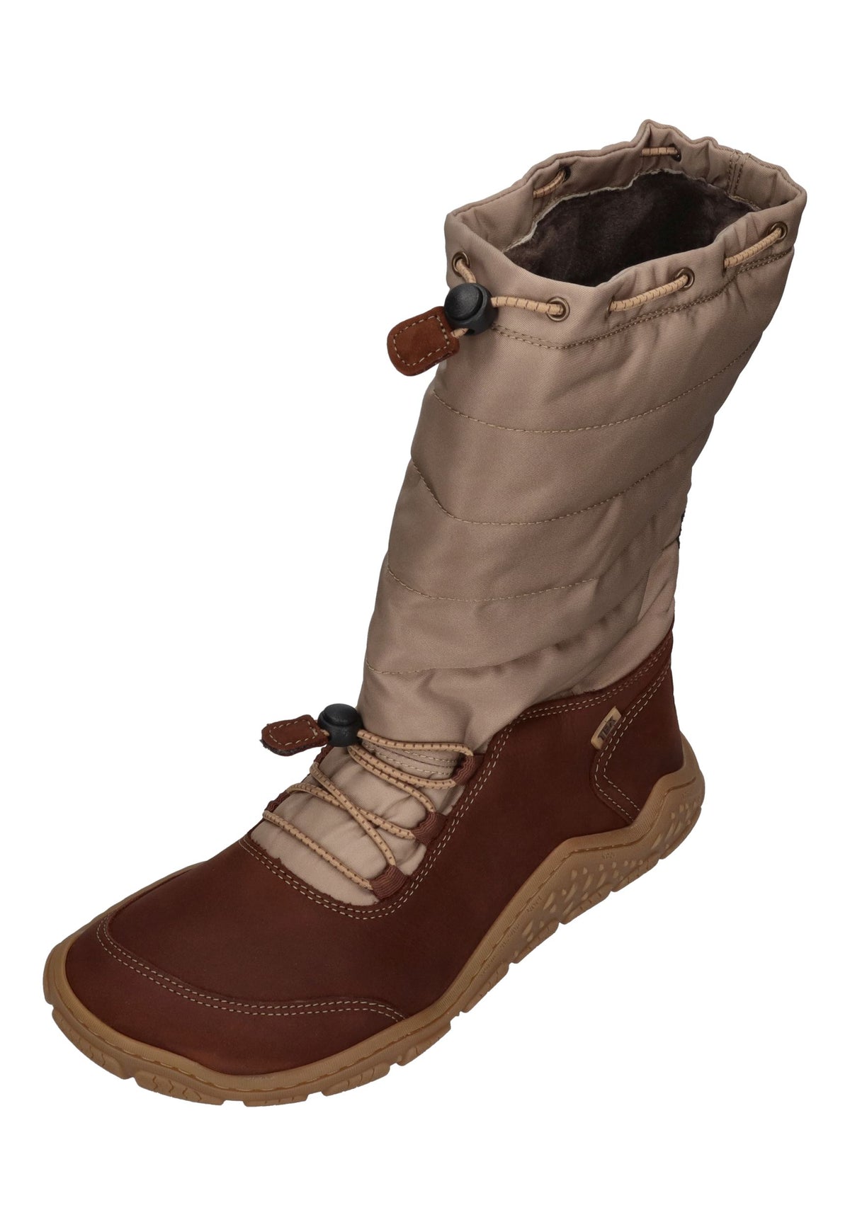 KOEL warm gefütterte Barefoot Damenstiefel RANA LADIES chocolate