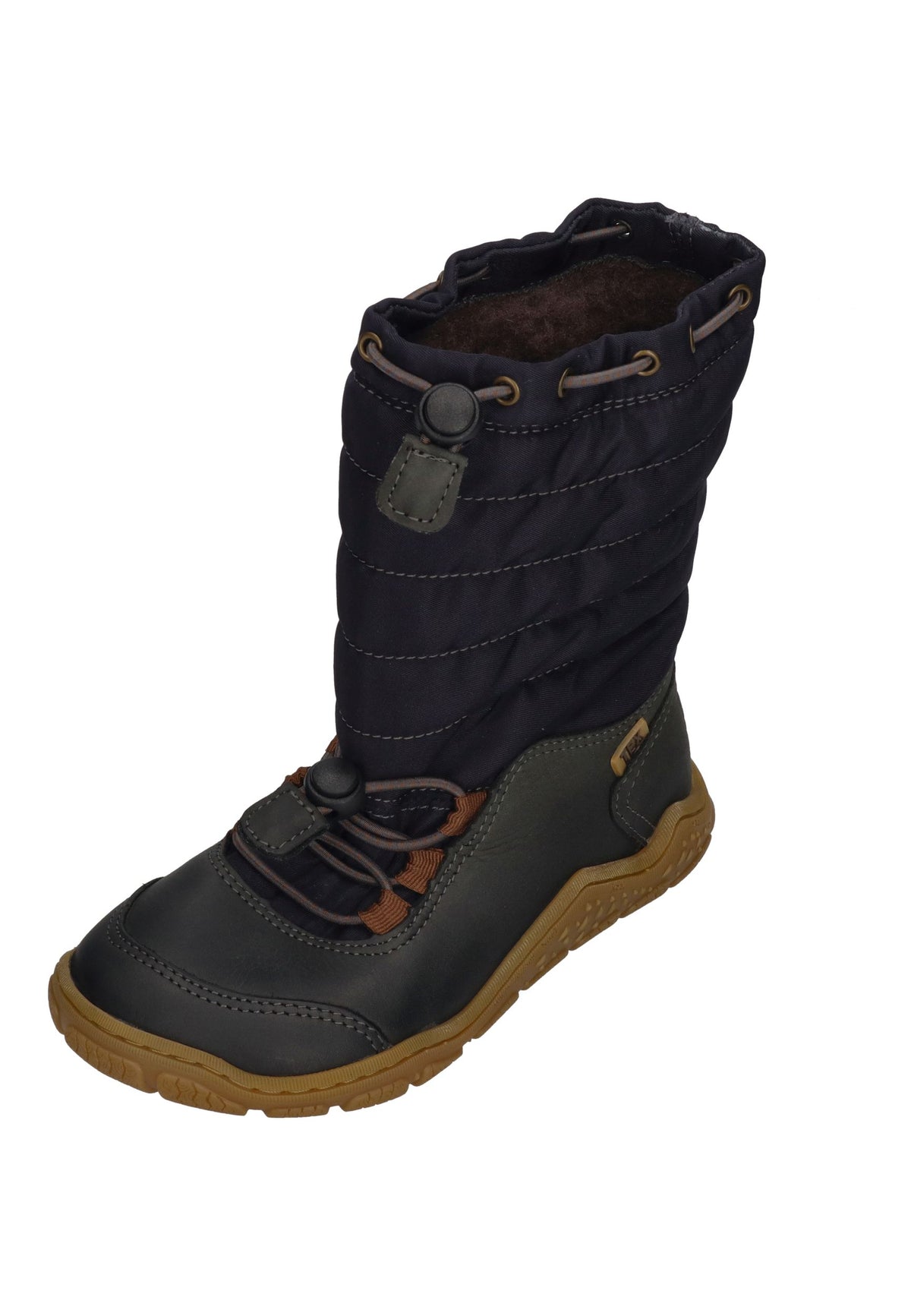 KOEL warm gefütterte Barefoot Kinderstiefel RANA TREK Dark Grey