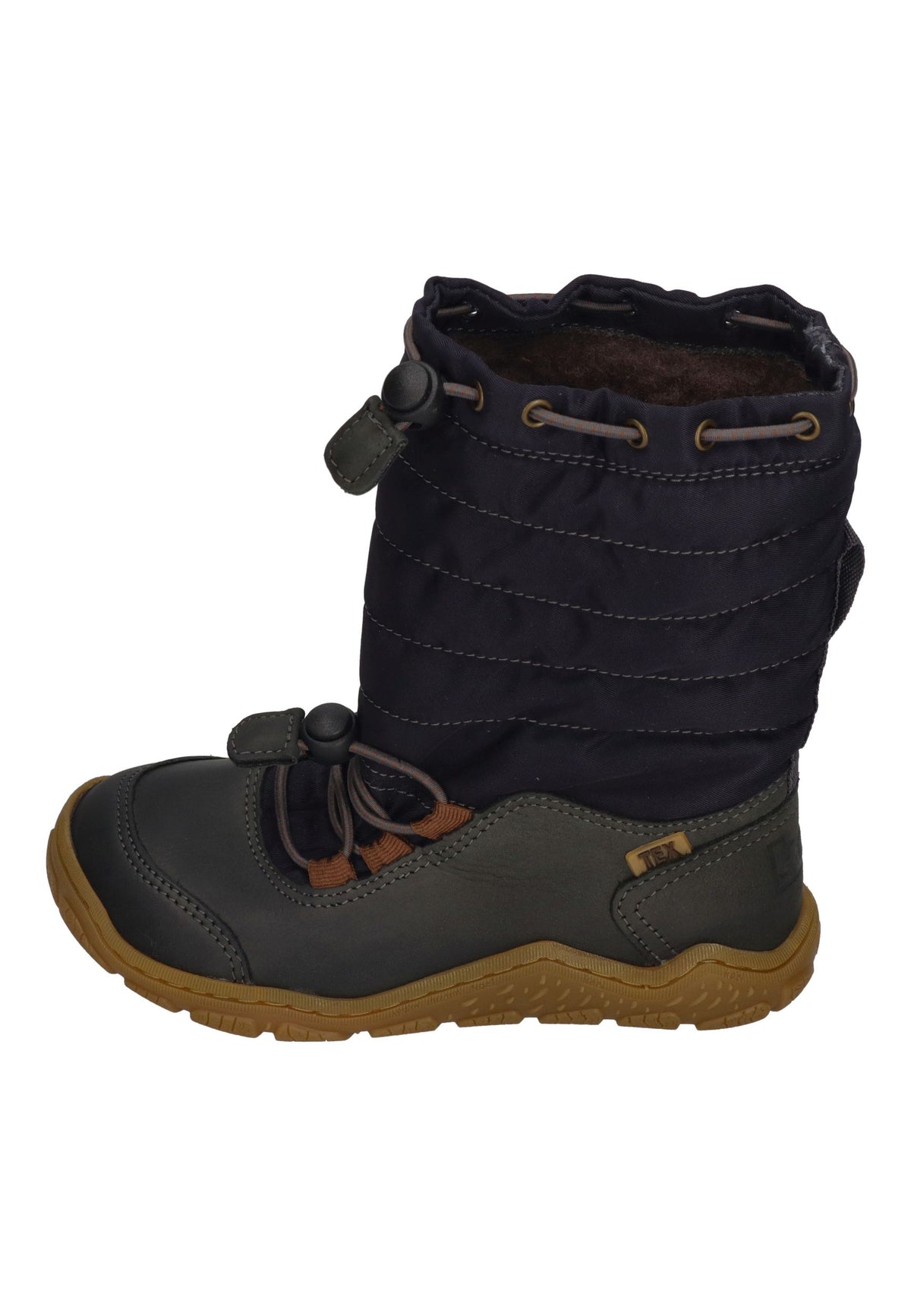 KOEL warm gefütterte Barefoot Kinderstiefel RANA TREK Dark Grey