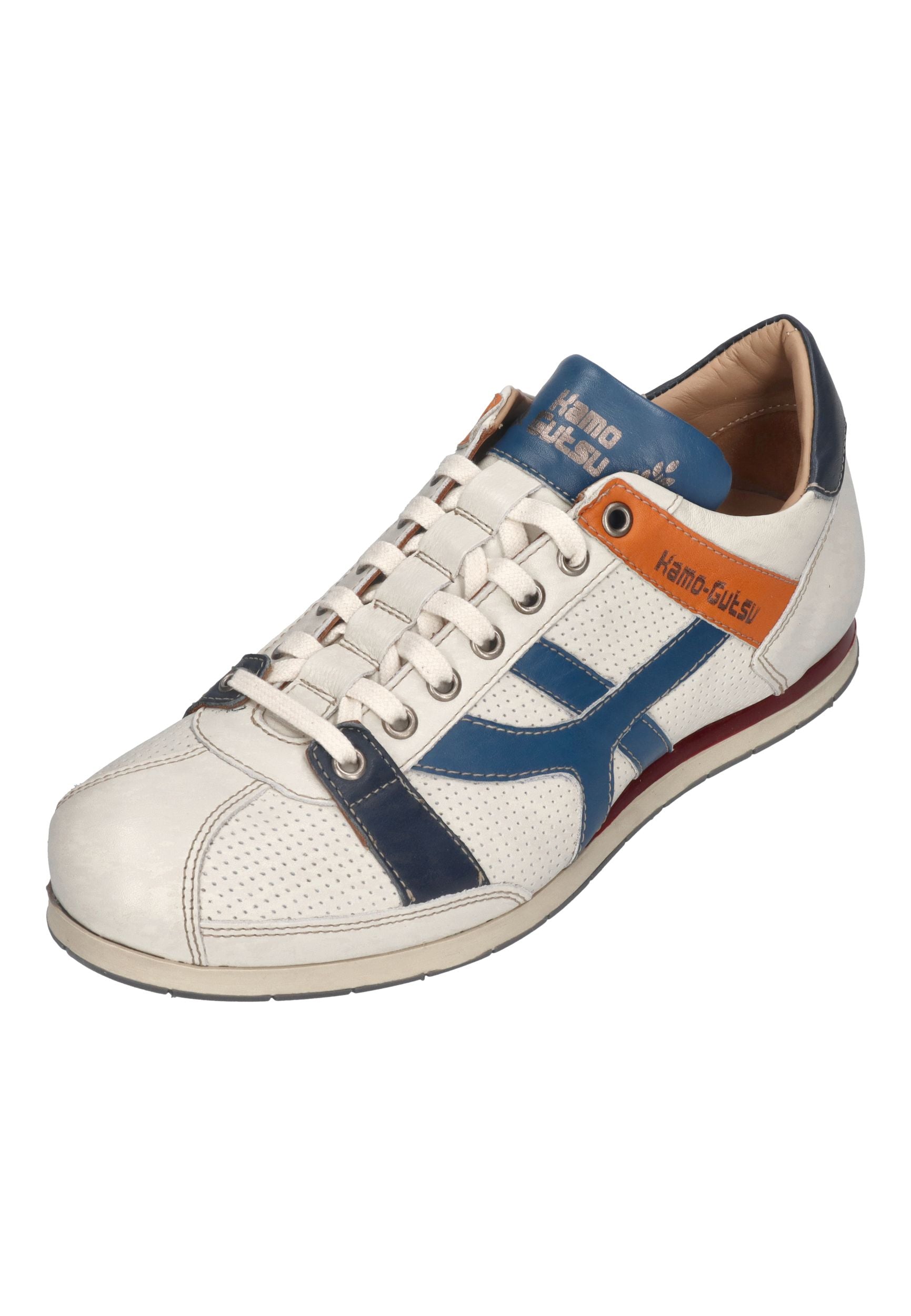 KAMO-GUTSU Herren Sneakers TIFO 044 bianco reale