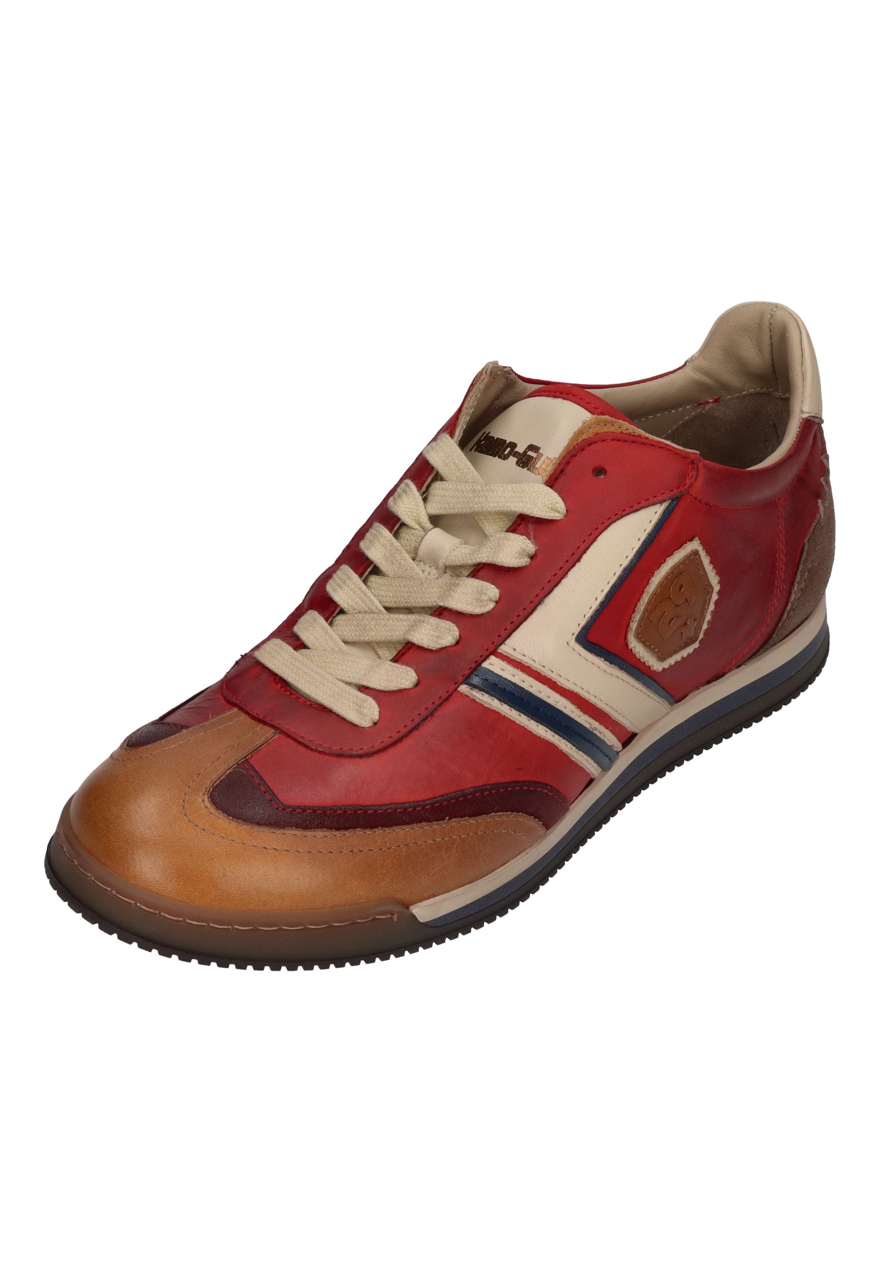 KAMO-GUTSU Herrenschuhe Sneakers SCUDO 008 rosso combi