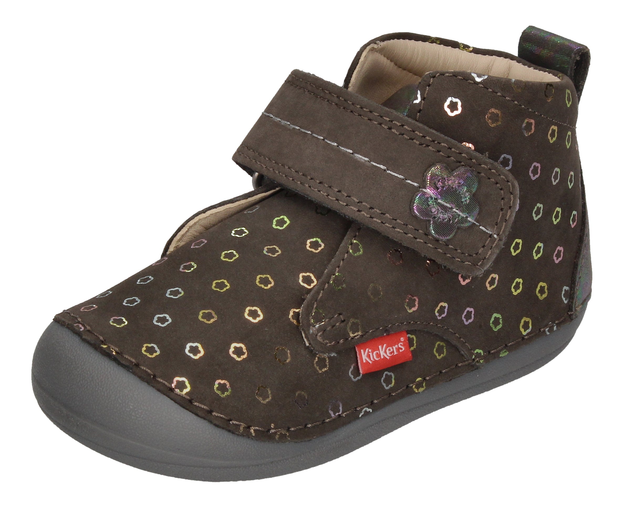 KICKERS Lauflernschuhe SABIO 915398-10-123 gris flower-0