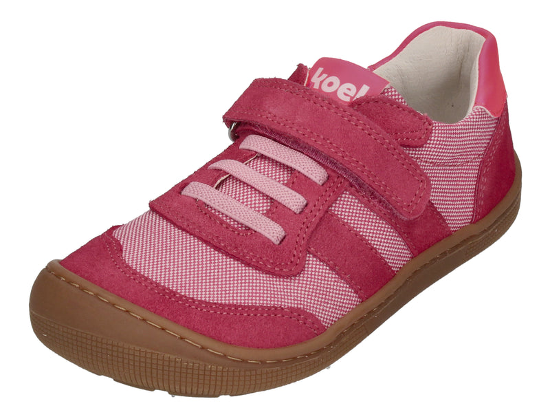 KOEL Barefoot Kinderschuhe - Sneakers DYLAN II TEXTILE 501 fuchsia