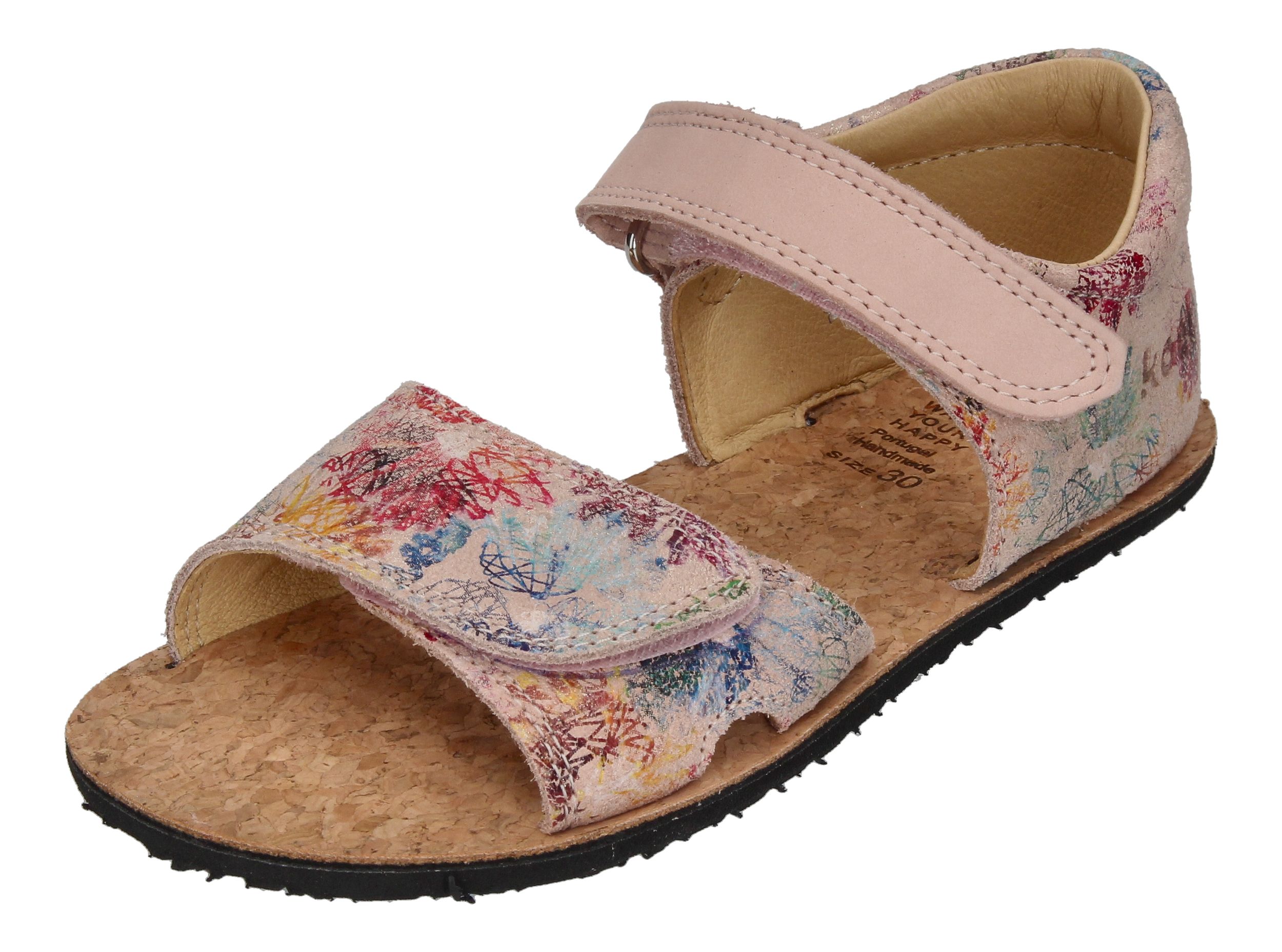KOEL Barefoot Kinderschuhe - Sandalen AMELIA FANTASY nude-0
