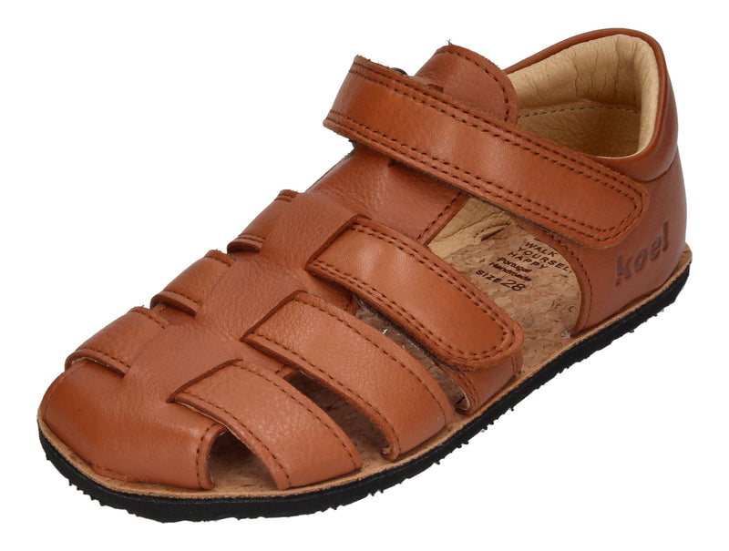 KOEL Barefoot Kinder Sandalen ARIN NAPPA - cognac-0