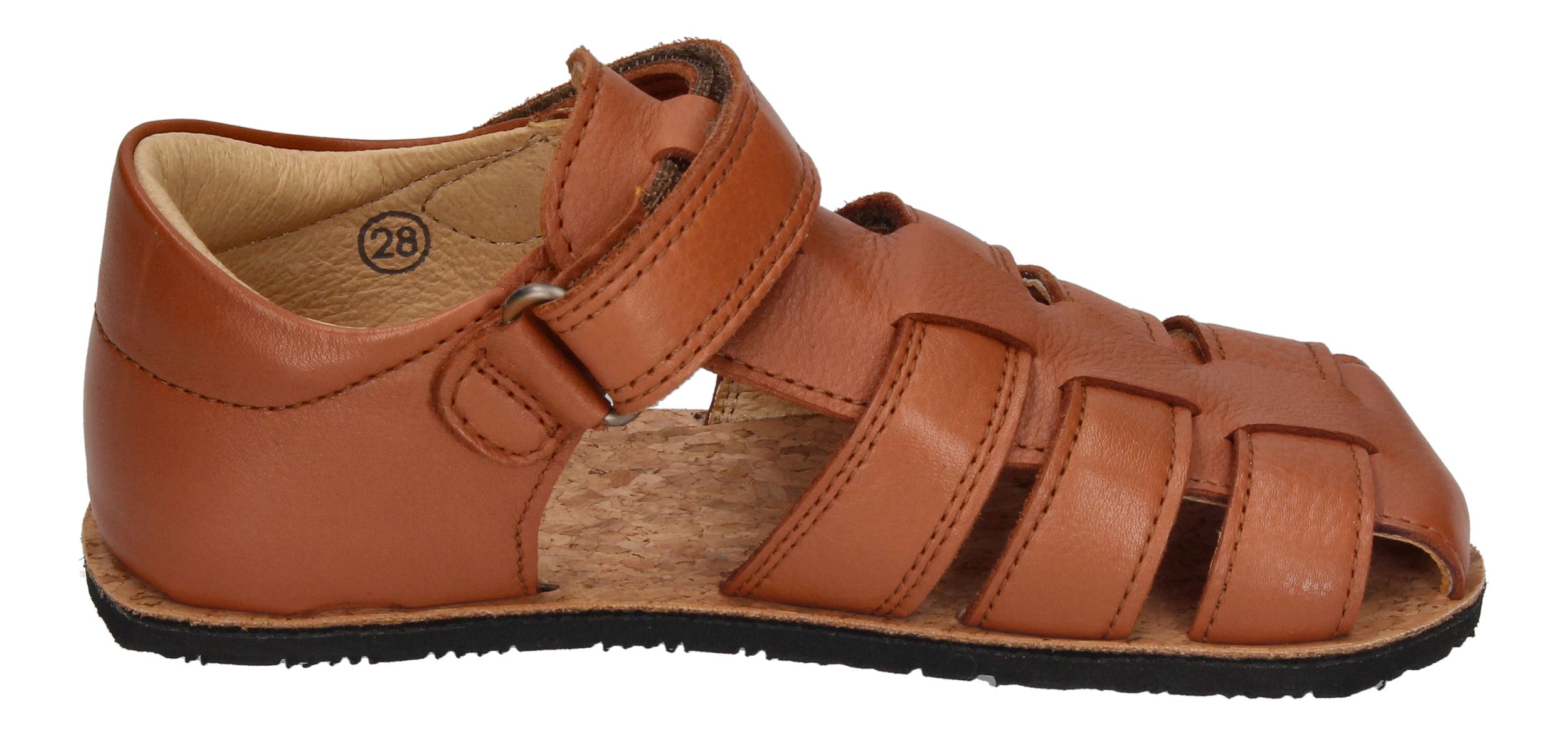 KOEL Barefoot Kinder Sandalen ARIN NAPPA - cognac-3