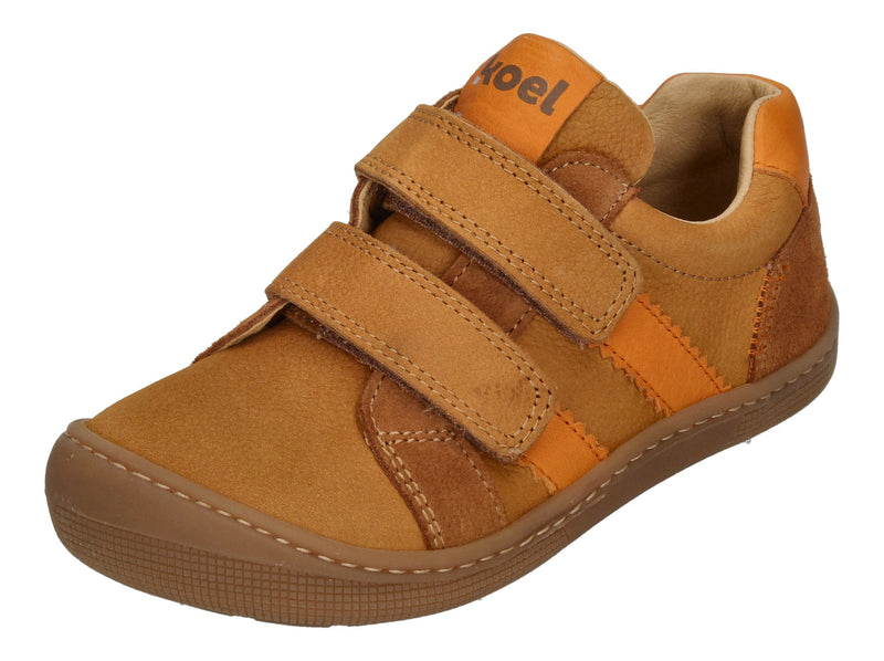 KOEL Barefoot Kinder - Sneakers DENIS NAPPA 2.0 cognac-0