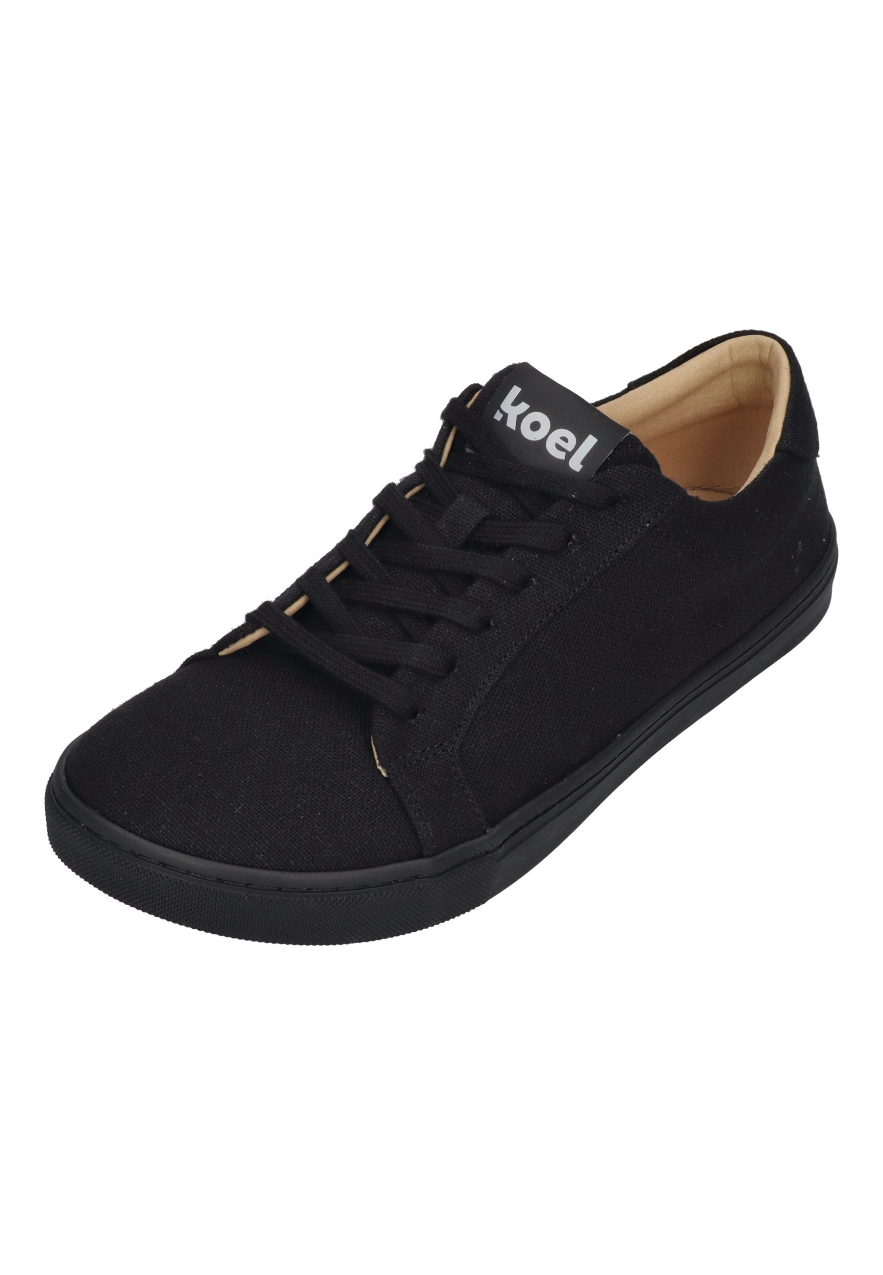 KOEL Damen Barefoot Sneakers HAZEL CANVAS 001 black mono