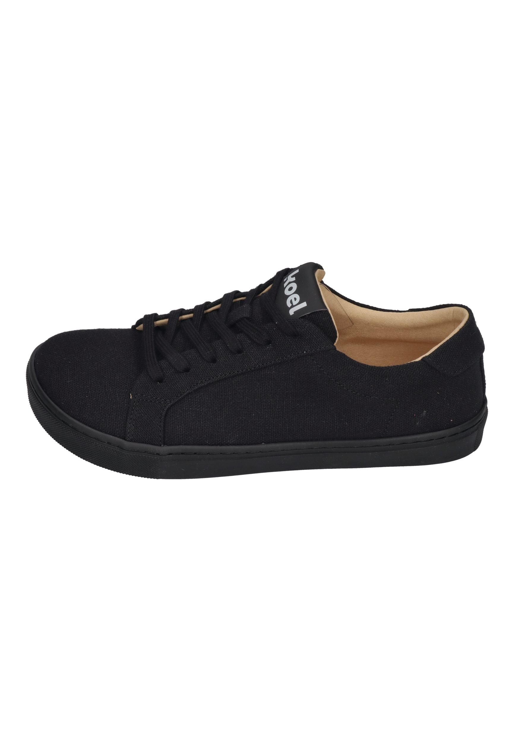 KOEL Damen Barefoot Sneakers HAZEL CANVAS 001 black mono