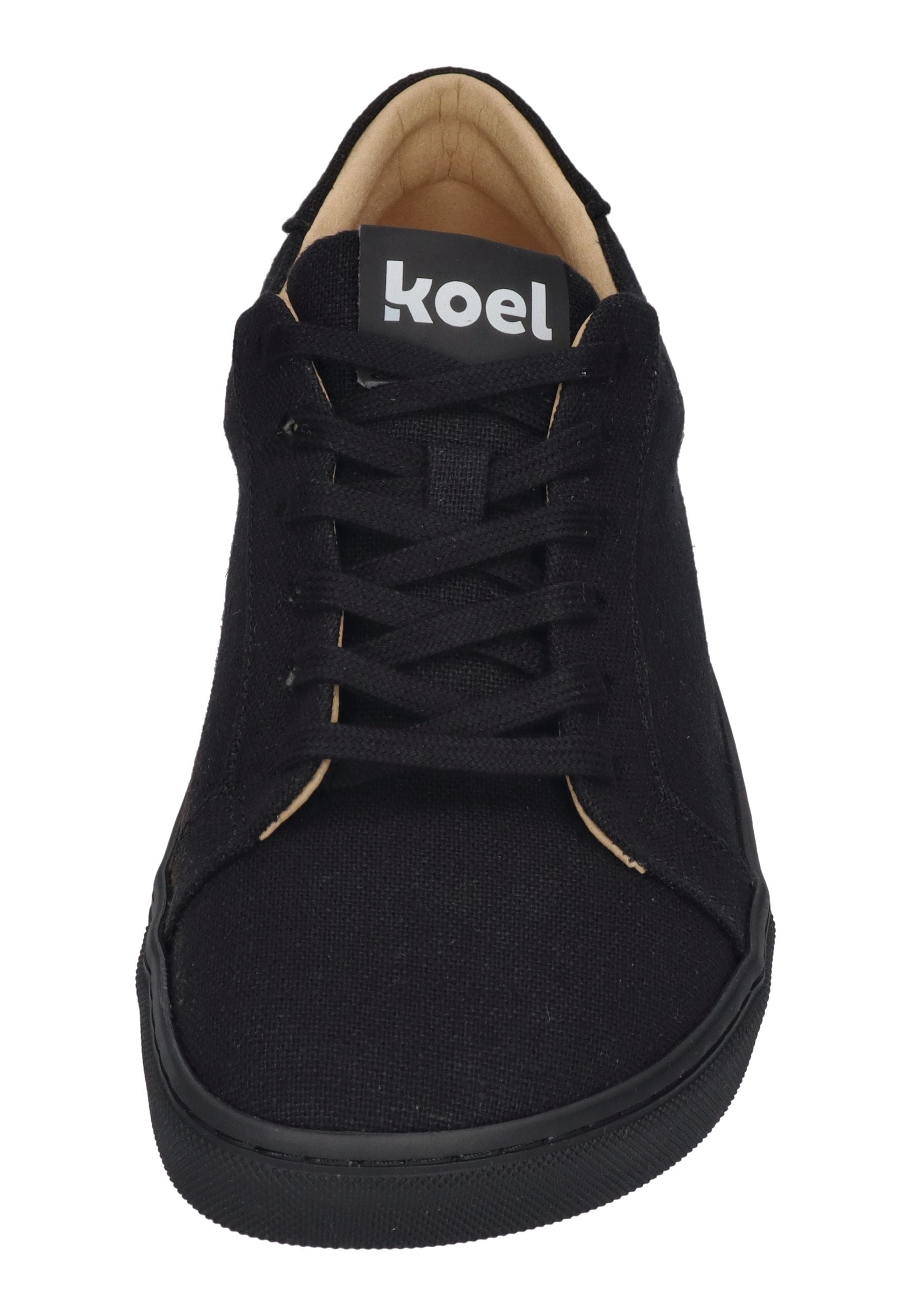 KOEL Damen Barefoot Sneakers HAZEL CANVAS 001 black mono