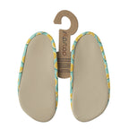 SLIPSTOP Kinder Hausschuhe Badeschuhe LIME Zitrone green