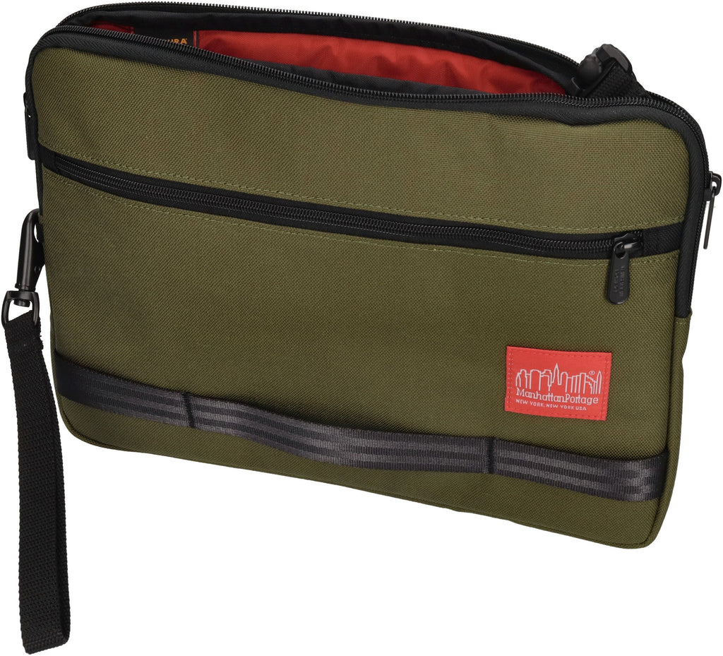 MANHATTAN PORTAGE - Henry Portfolio Case (L) 1057 olive