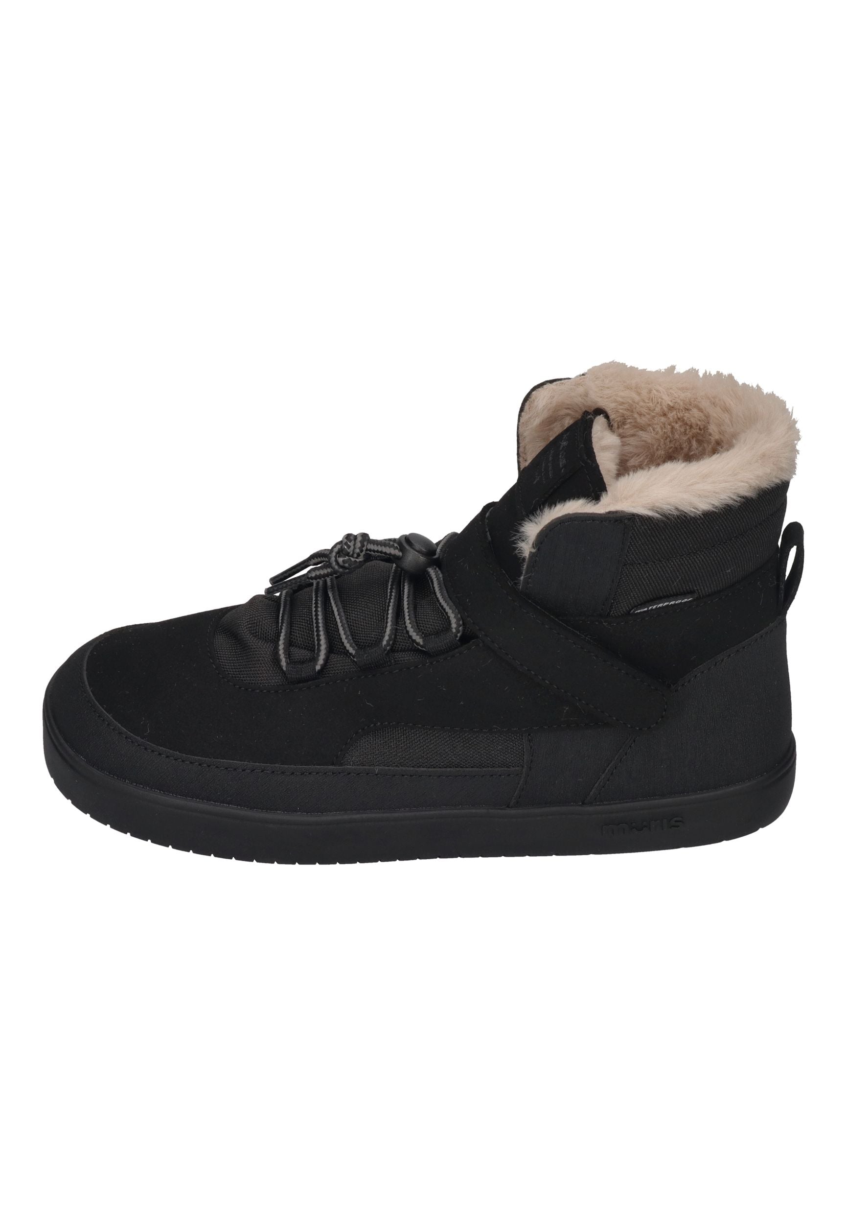 MURIS vegane, wasserdichte Barefoot Damen Booties BALTIC SHE black