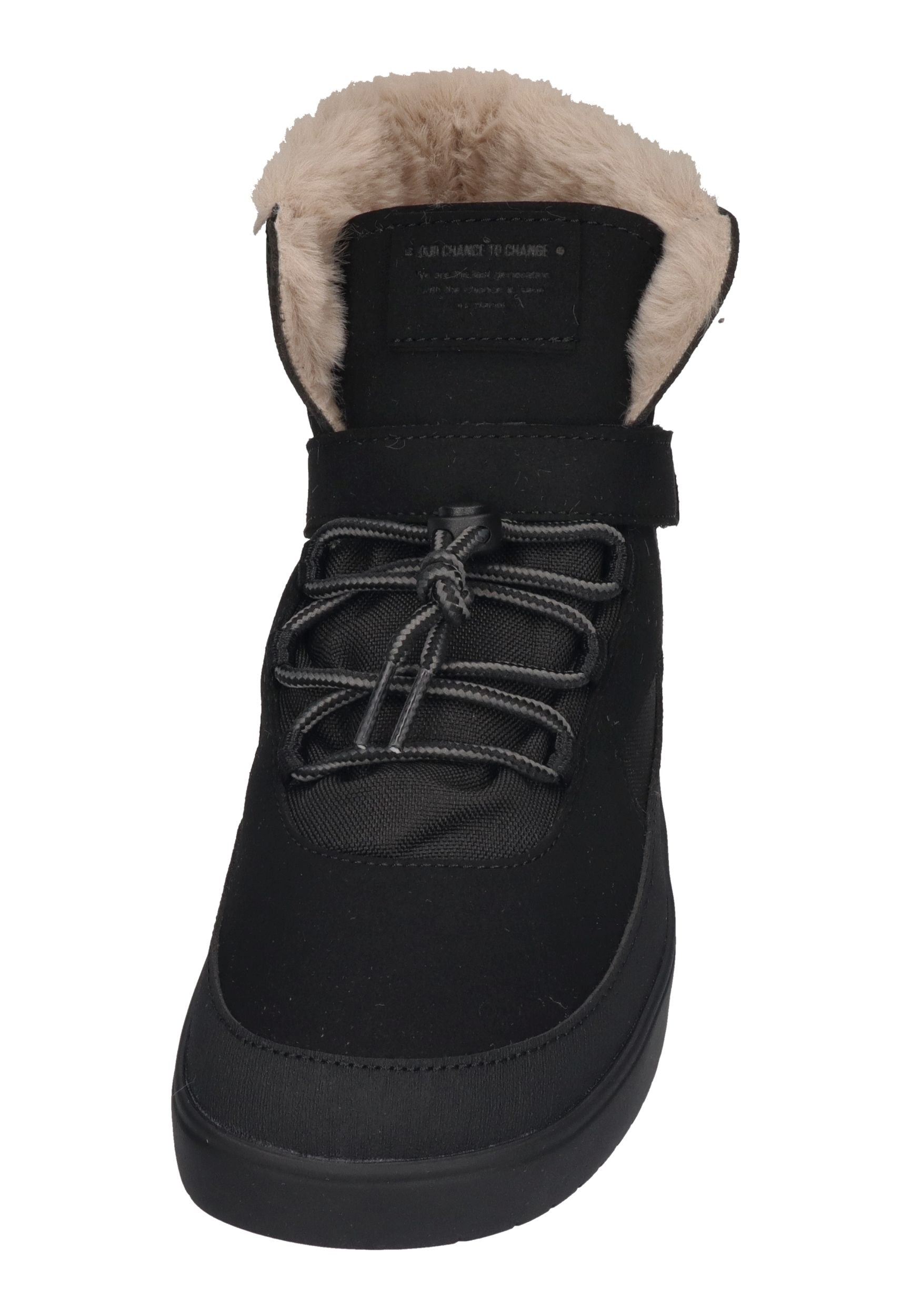 MURIS vegane, wasserdichte Barefoot Damen Booties BALTIC SHE black