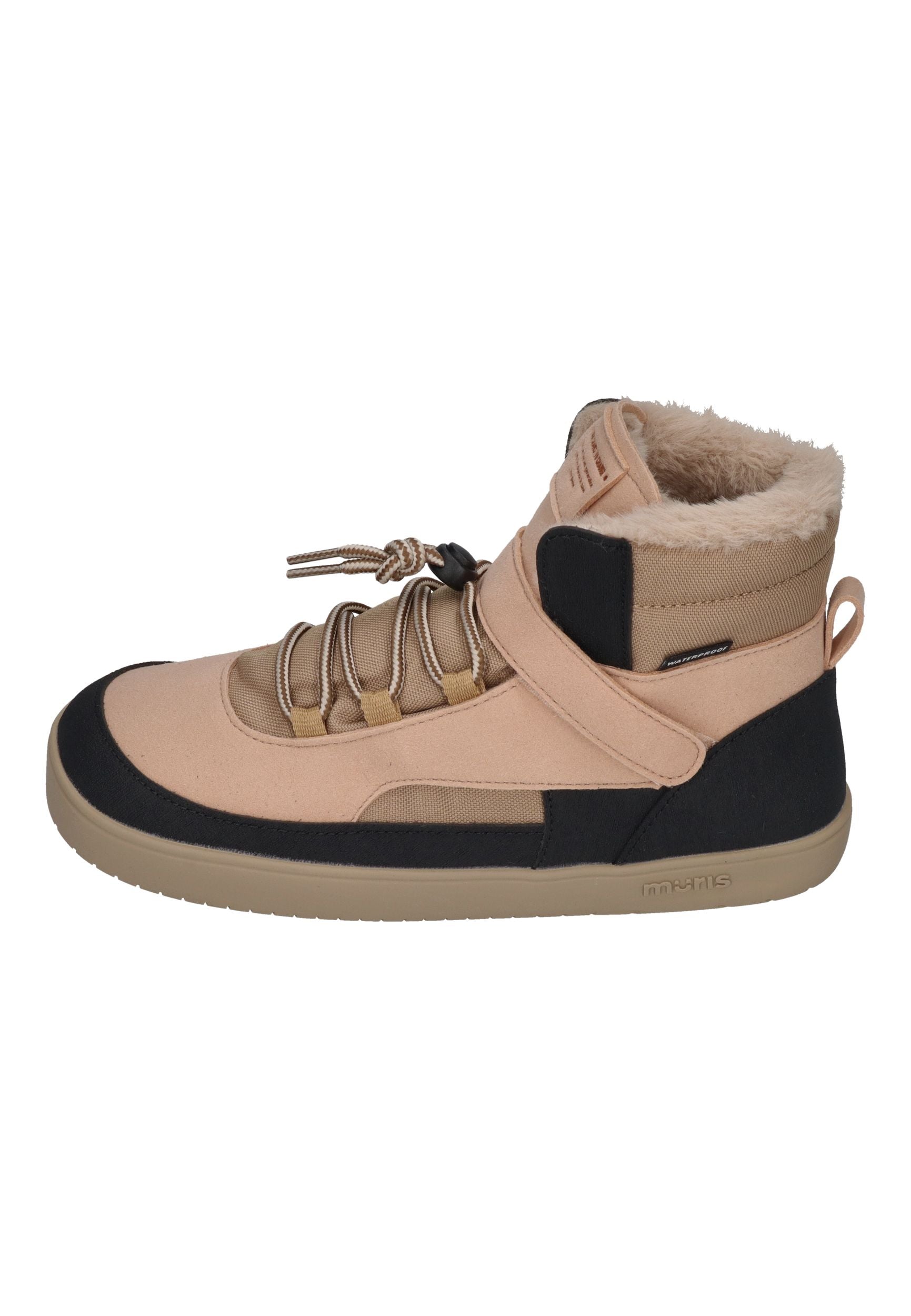 MURIS vegane, wasserdichte Barefoot Damen Booties BALTIC SHE soft pink