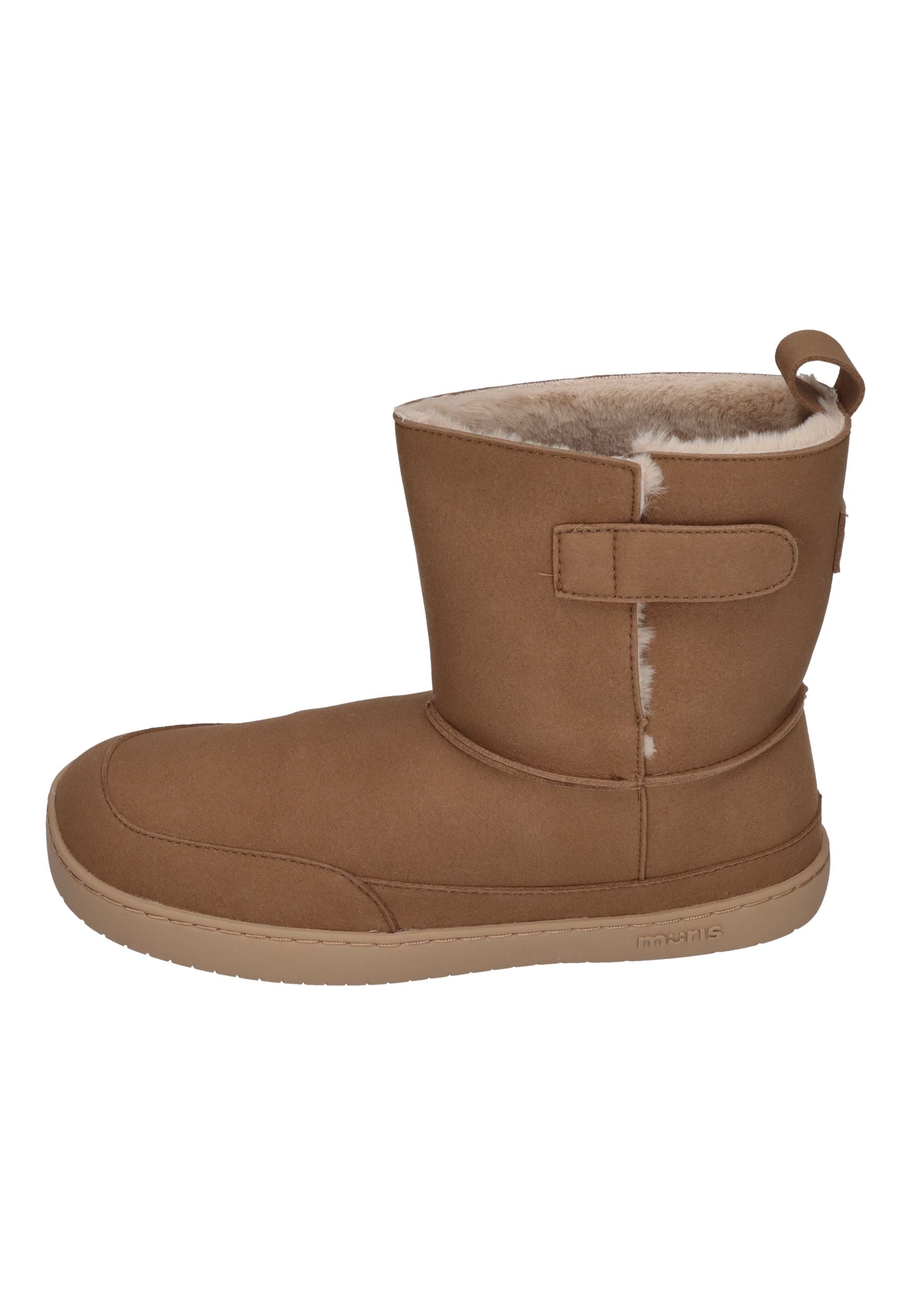 MURIS vegane, wasserdichte Barefoot Damen Booties SIBERIA SHE bark brown