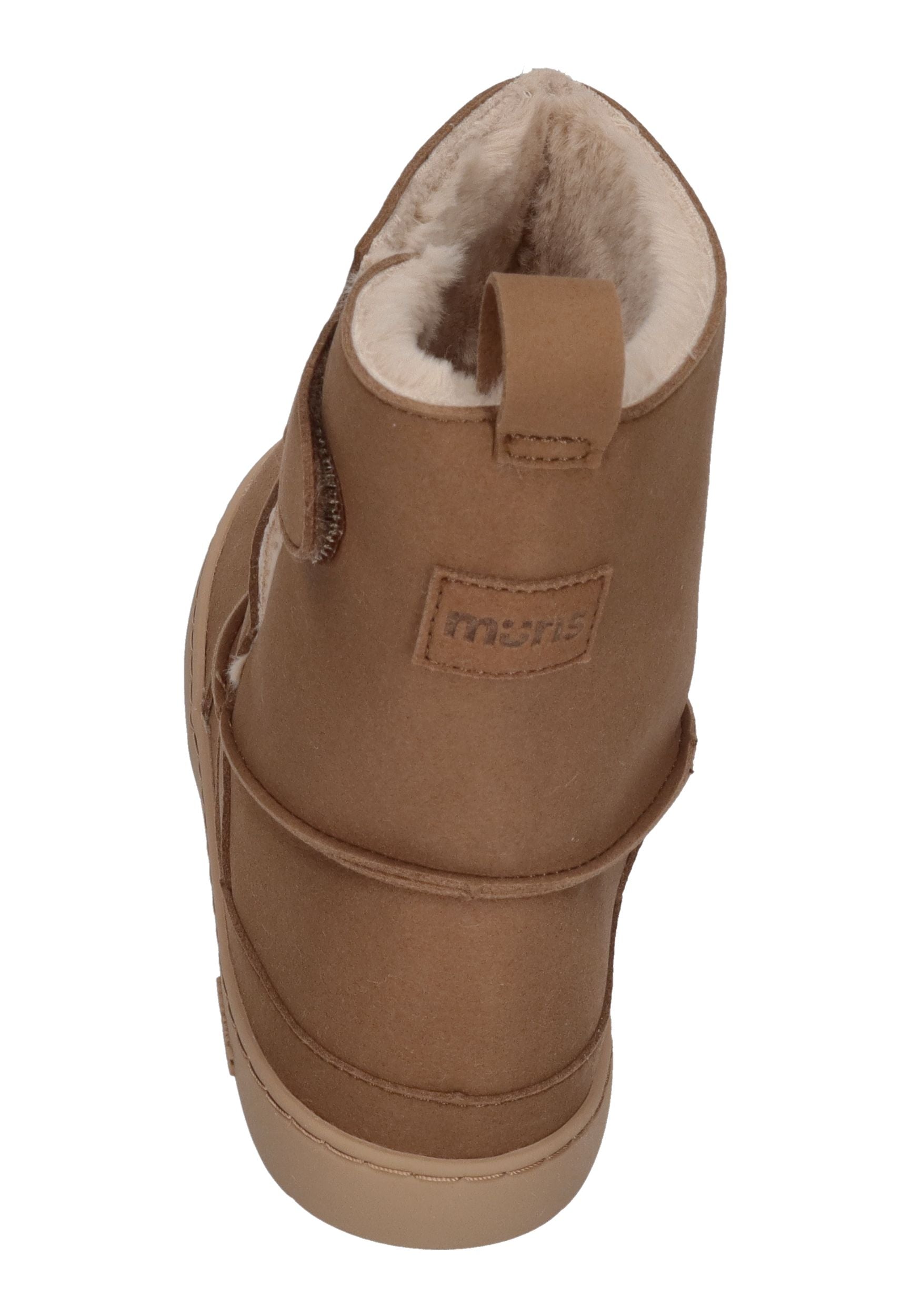 MURIS vegane, wasserdichte Barefoot Damen Booties SIBERIA SHE bark brown