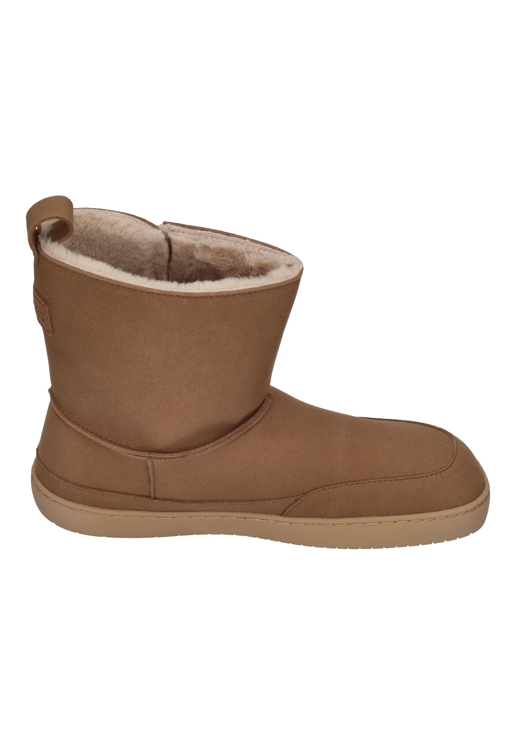 MURIS vegane, wasserdichte Barefoot Damen Booties SIBERIA SHE bark brown