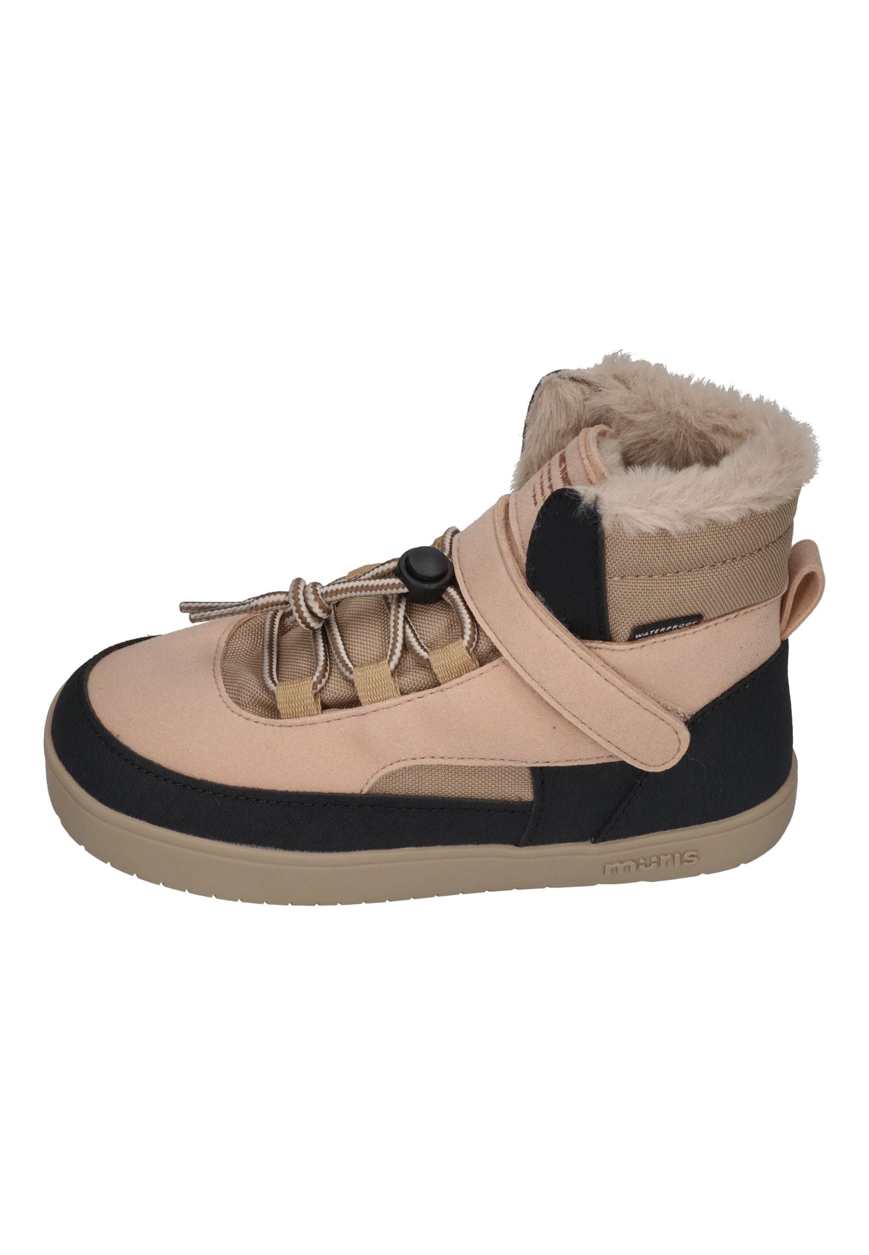 MURIS vegane, wasserdichte Barefoot Kinder Booties BALTIC Junior soft pink
