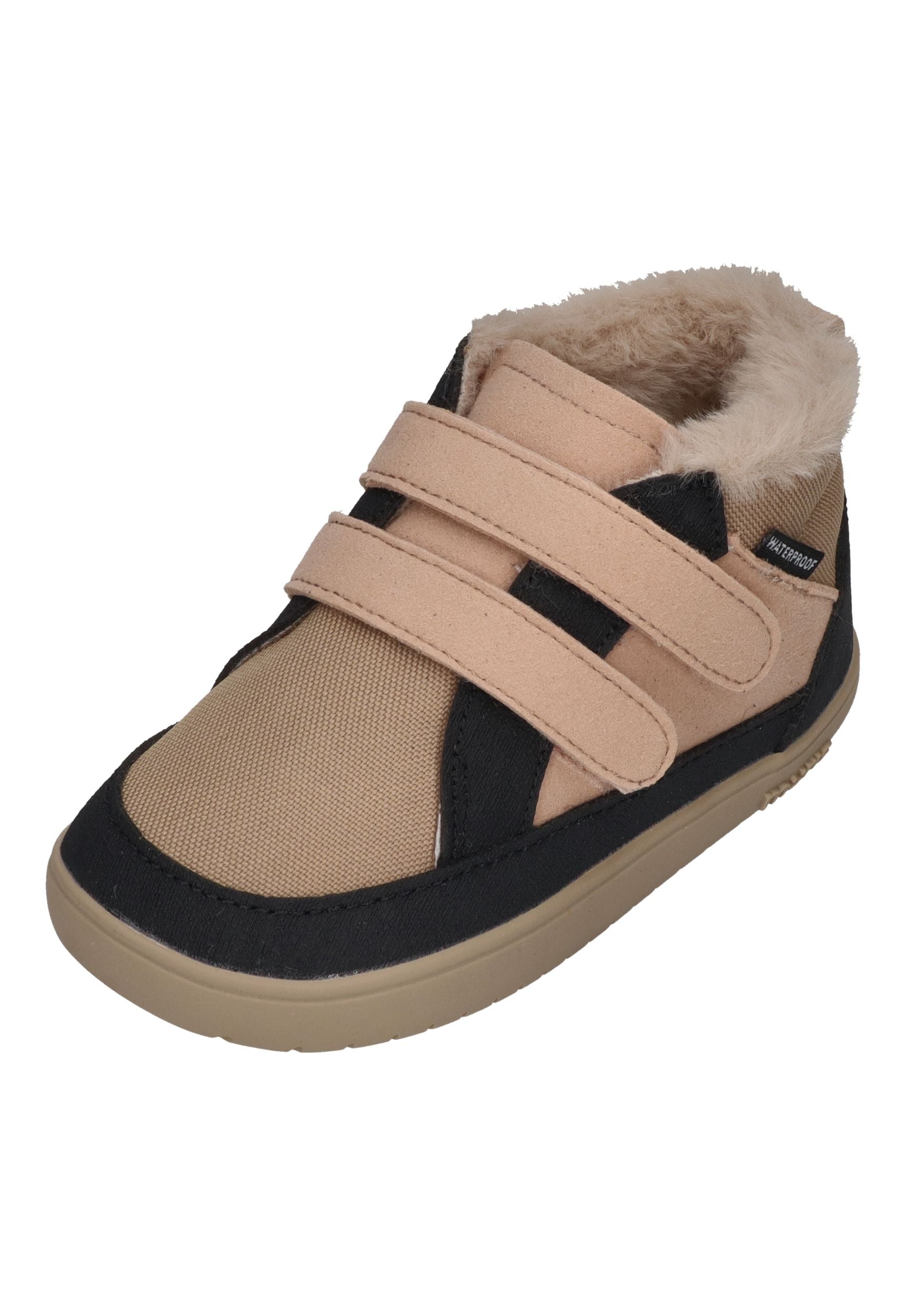 MURIS vegane, wasserdichte Barefoot Kinder Booties BALTIC MINI soft pink