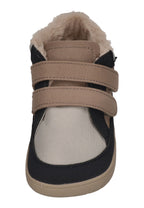 MURIS vegane, wasserdichte Barefoot Kinder Booties BALTIC MINI warm taupe