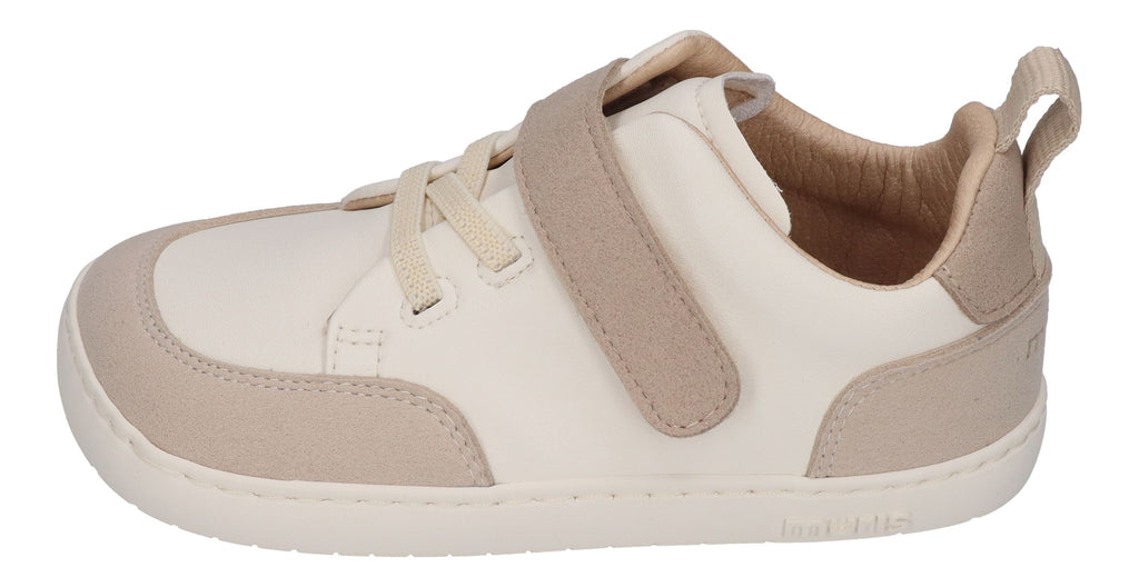 MURIS vegane Barefoot Kinder Sneakers LYON Mini - taupe