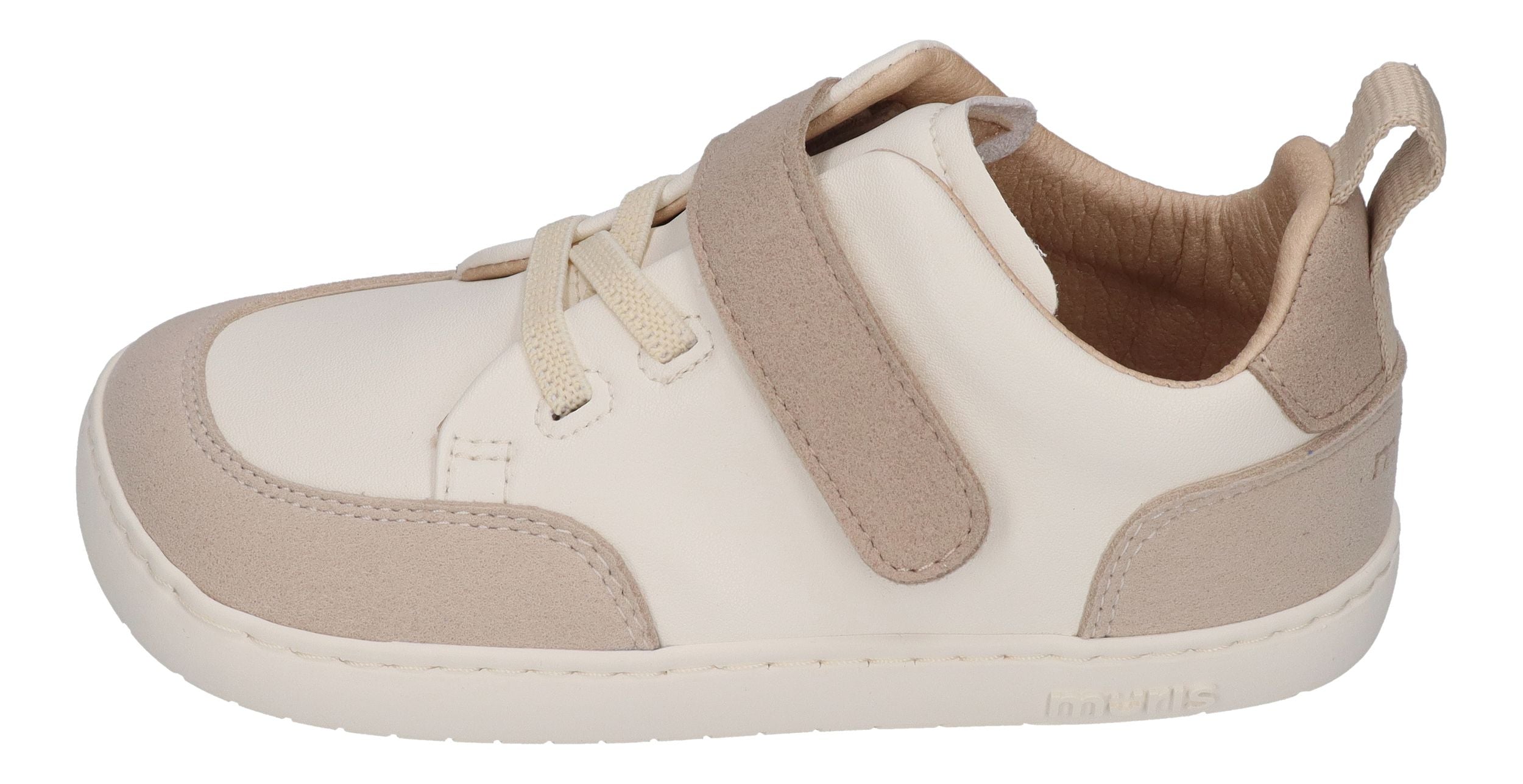 MURIS vegane Barefoot Kinder Sneakers LYON Mini - taupe