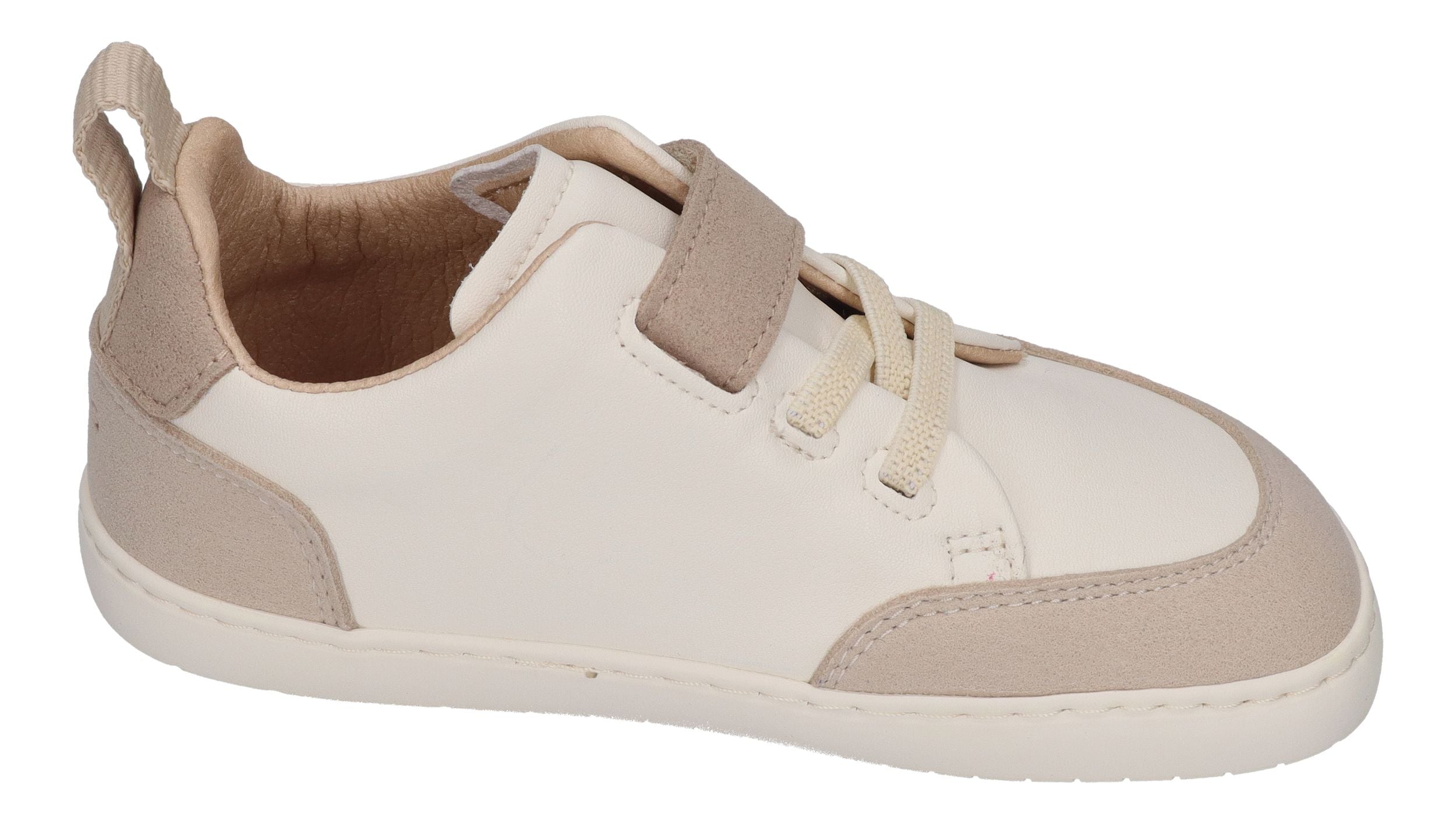 MURIS vegane Barefoot Kinder Sneakers LYON Mini - taupe