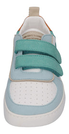 MURIS vegane Barefoot Kinder Sneakers PETRA Junior - turquoise blue