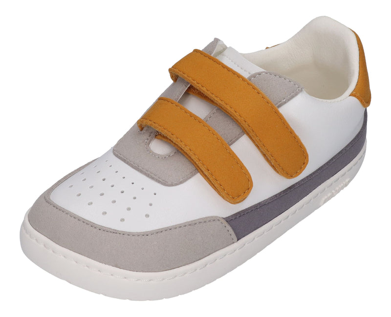 MURIS vegane Barefoot Kinder Sneakers PETRA Mini - mustard