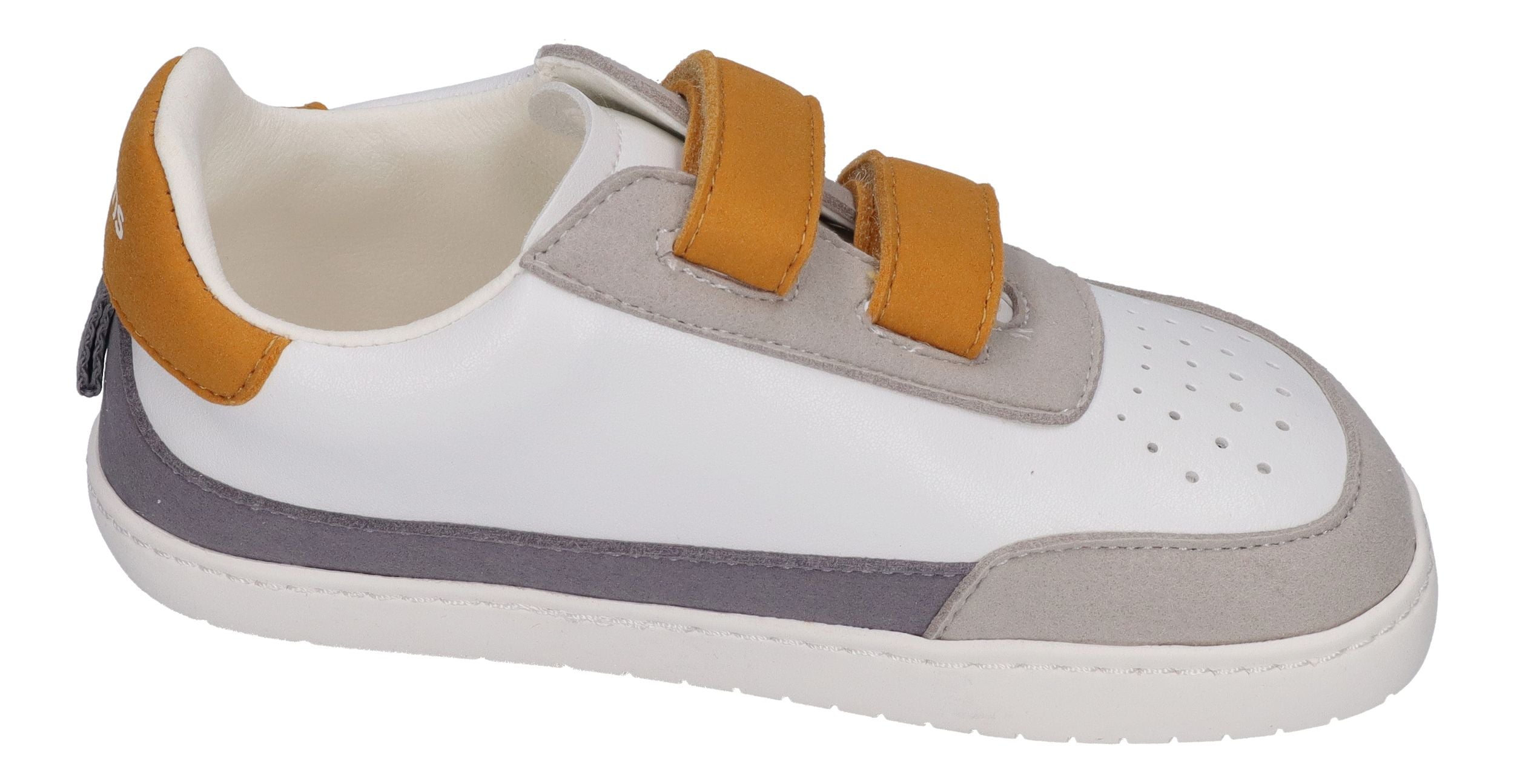 MURIS vegane Barefoot Kinder Sneakers PETRA Mini - mustard