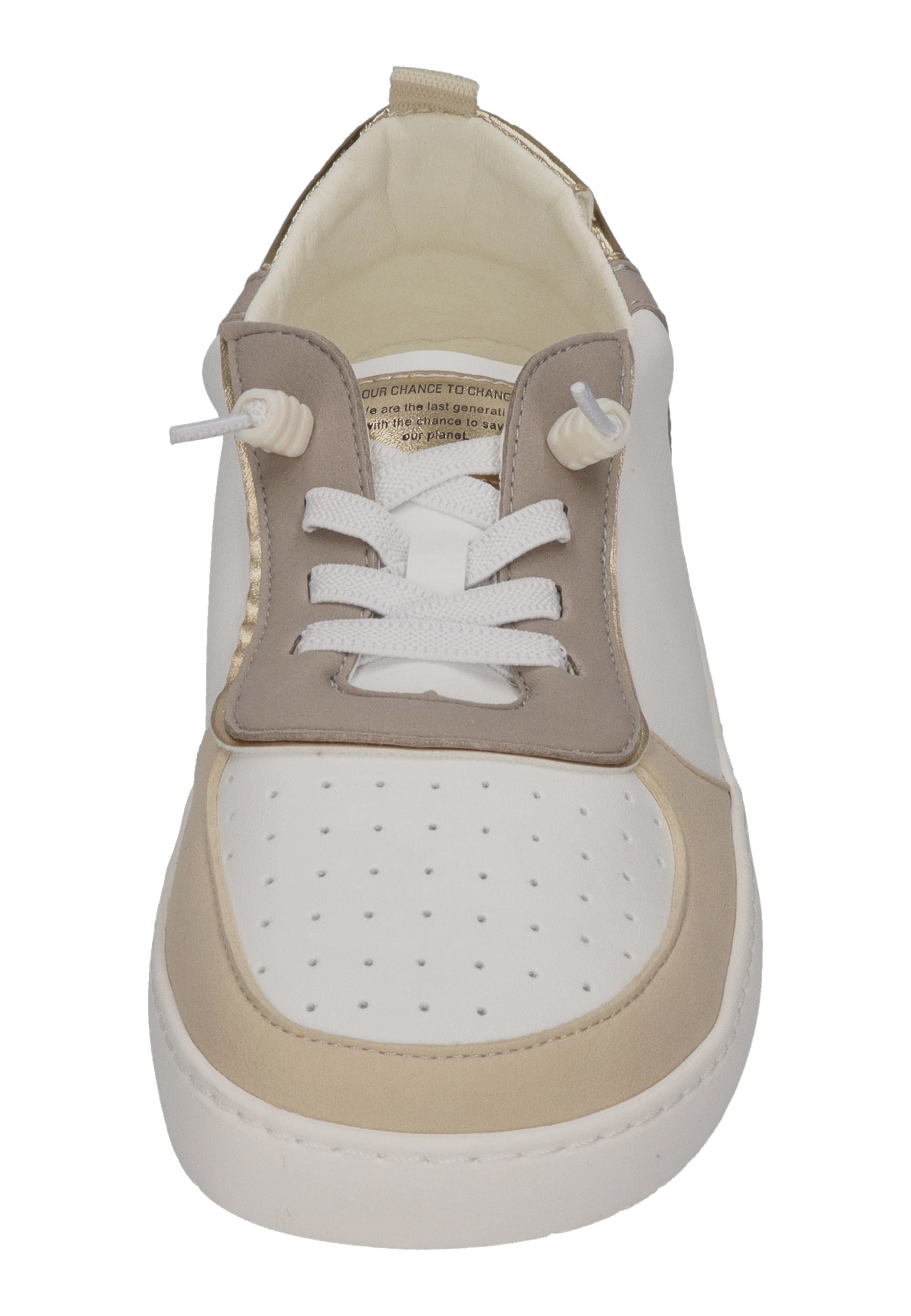 MURIS vegane Barefoot Damen Sneakers NUUK SHE - gold