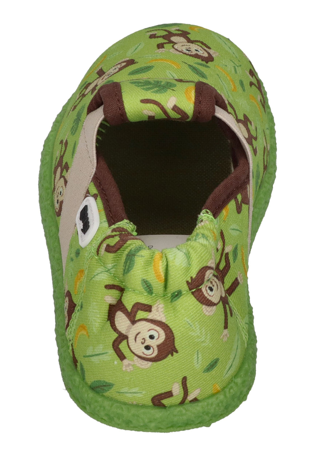 NANGA Kinder Hausschuhe AFFENBANDE 2.0 grün