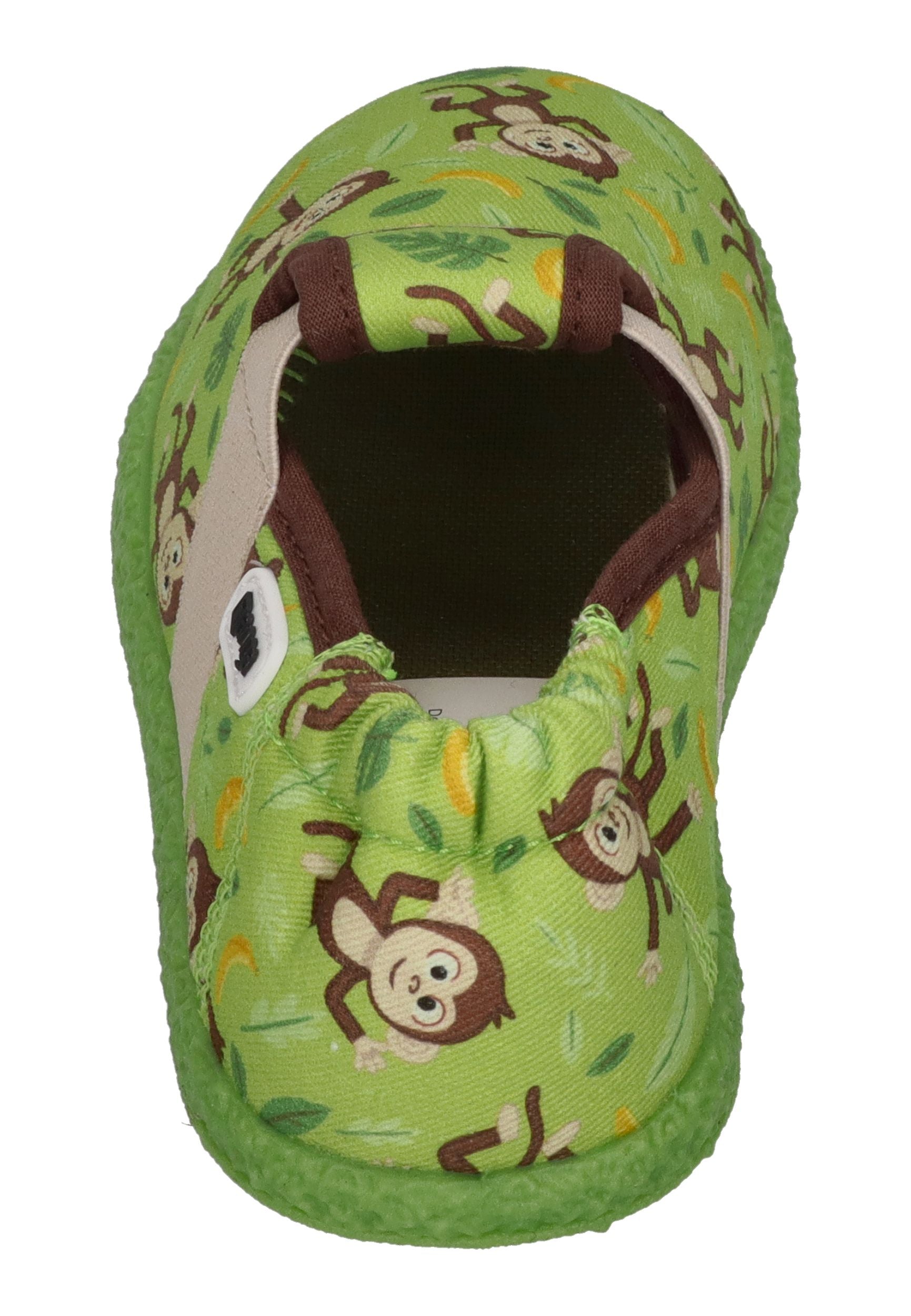 NANGA Kinder Hausschuhe AFFENBANDE 2.0 grün