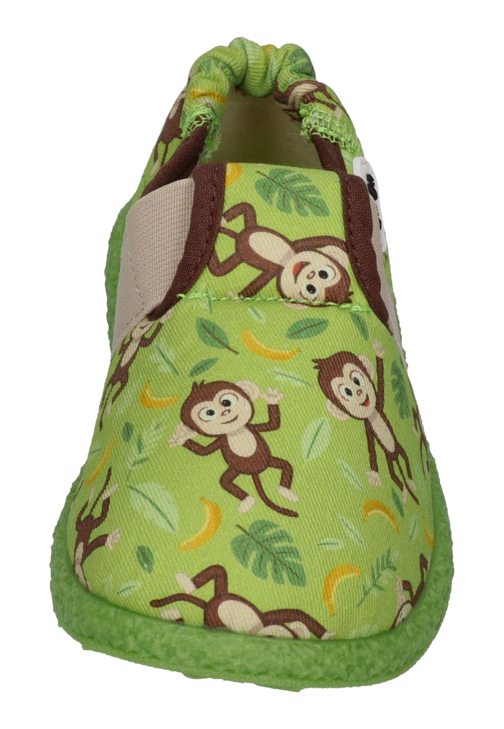 NANGA Kinder Hausschuhe AFFENBANDE 2.0 grün