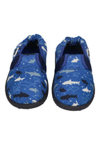 NANGA Kinder Hausschuhe HAIALARM 2.0 blau