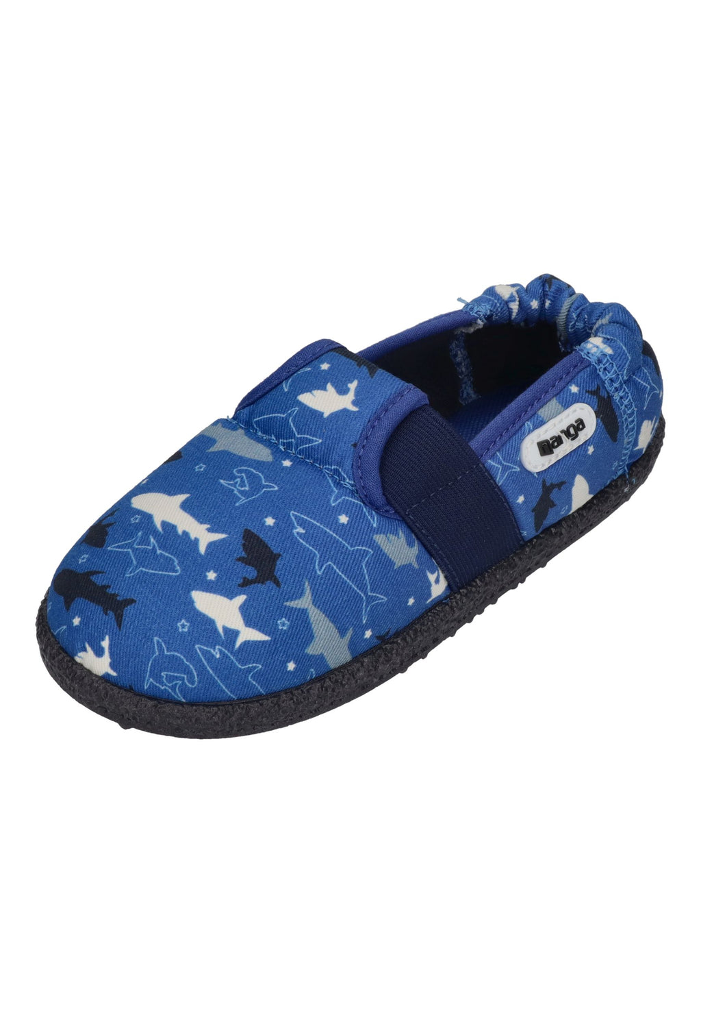 NANGA Kinder Hausschuhe HAIALARM 2.0 blau