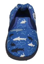 NANGA Kinder Hausschuhe HAIALARM 2.0 blau