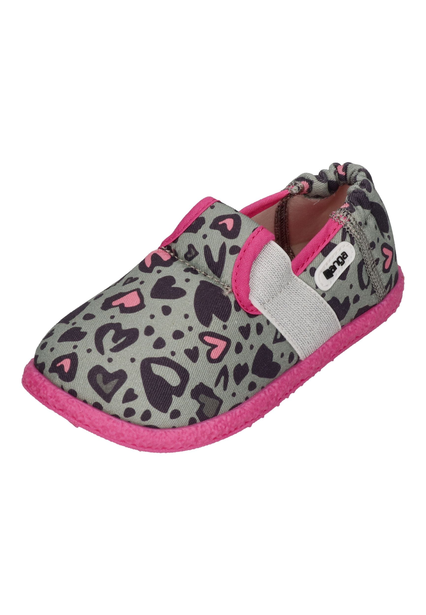 NANGA Kinder Hausschuhe HERZILEIN 2.0 mittelgrau