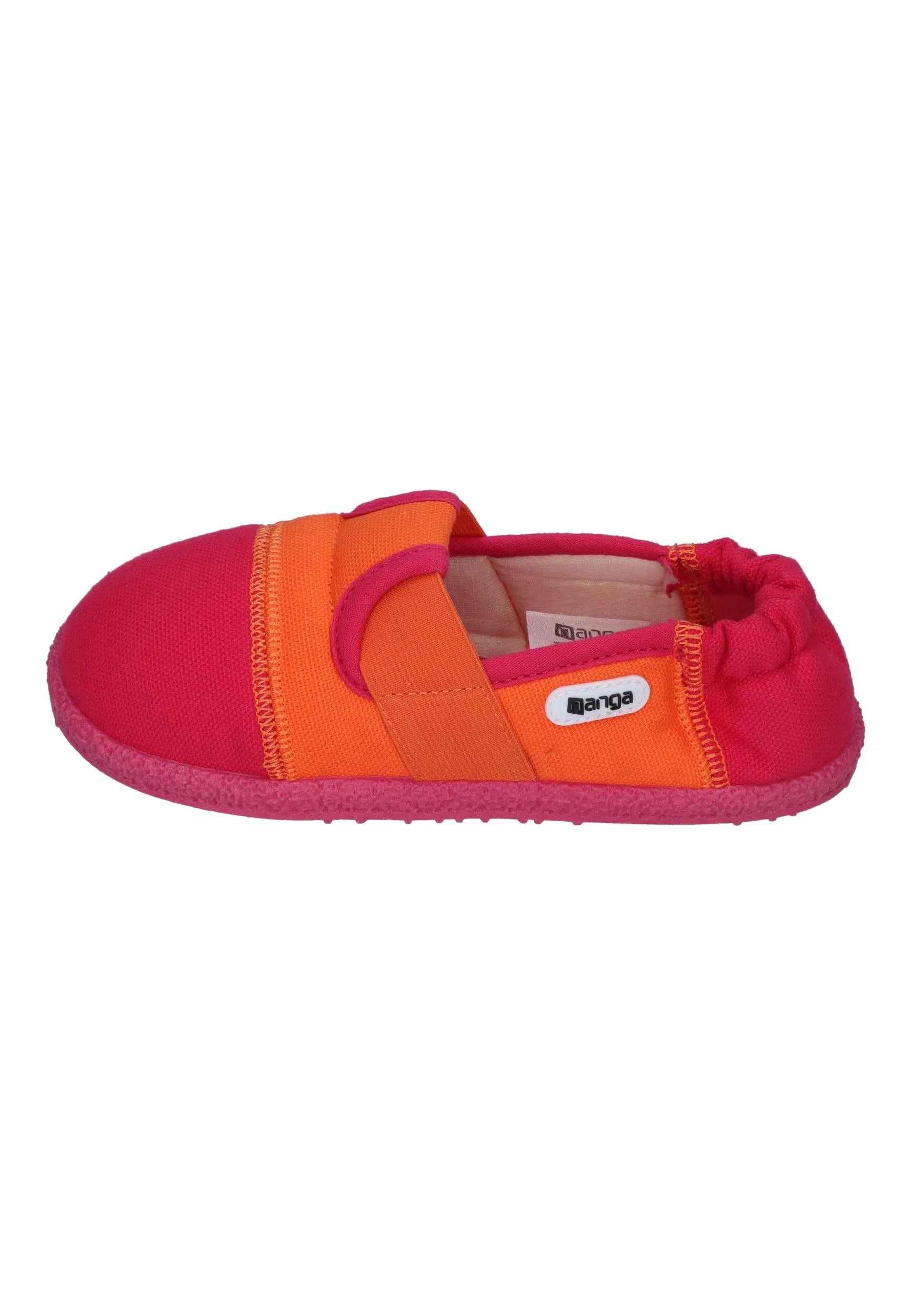 NANGA Kinder Hausschuhe KLETTE 2.0 pink orange - Shoedeal