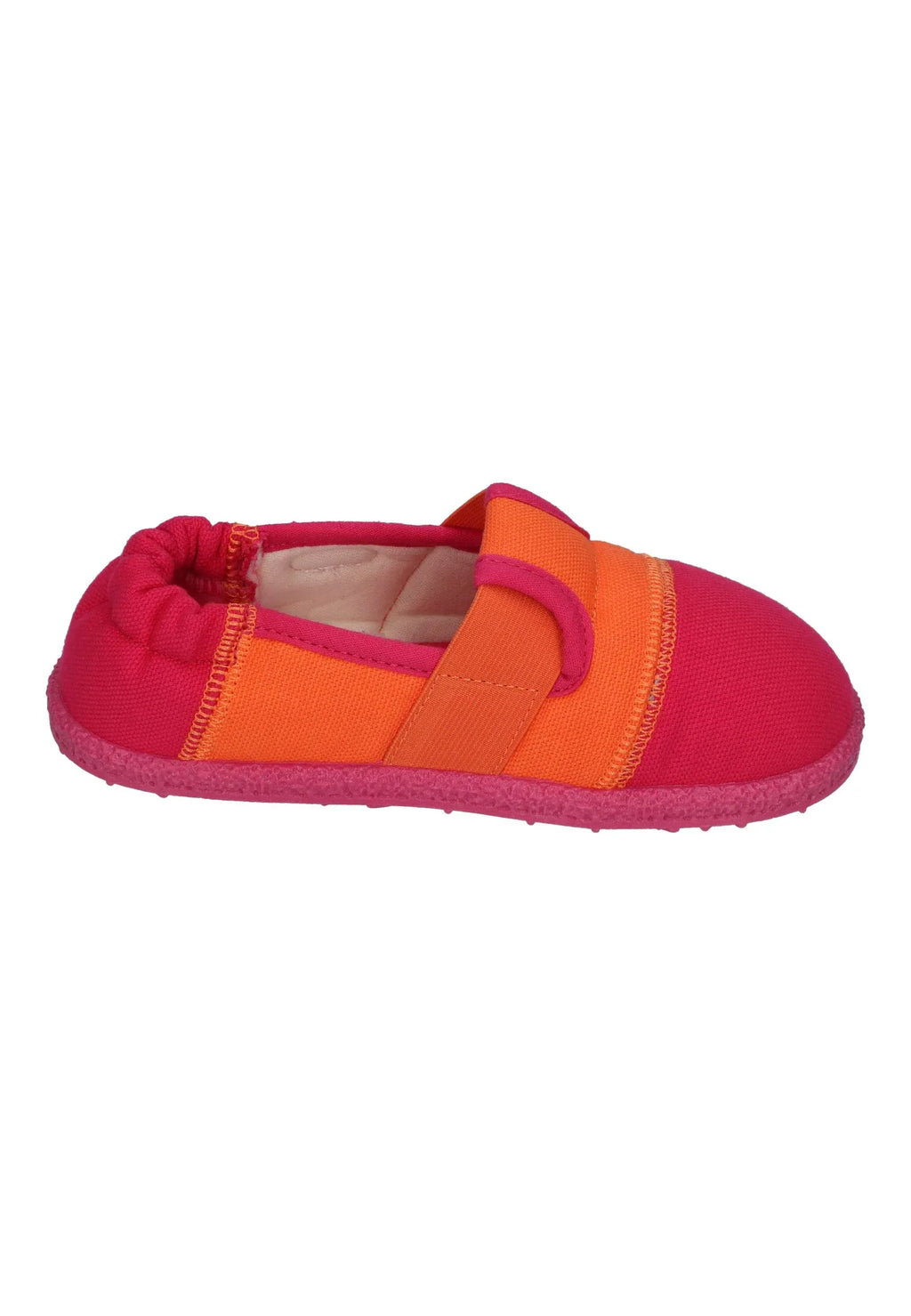 NANGA Kinder Hausschuhe KLETTE 2.0 pink orange