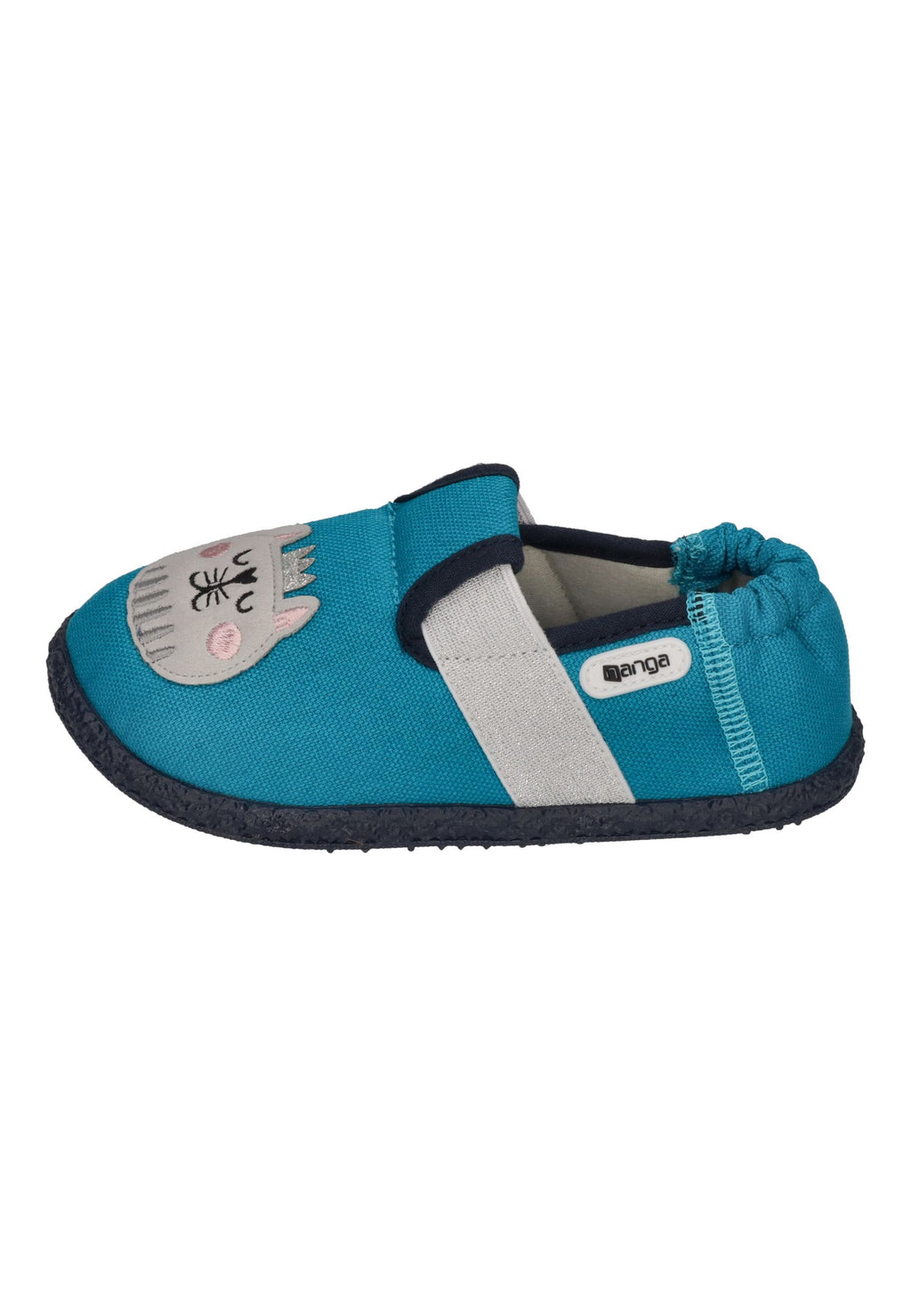 NANGA Kinder Hausschuhe MIEZEKATZE 2.0 türkis