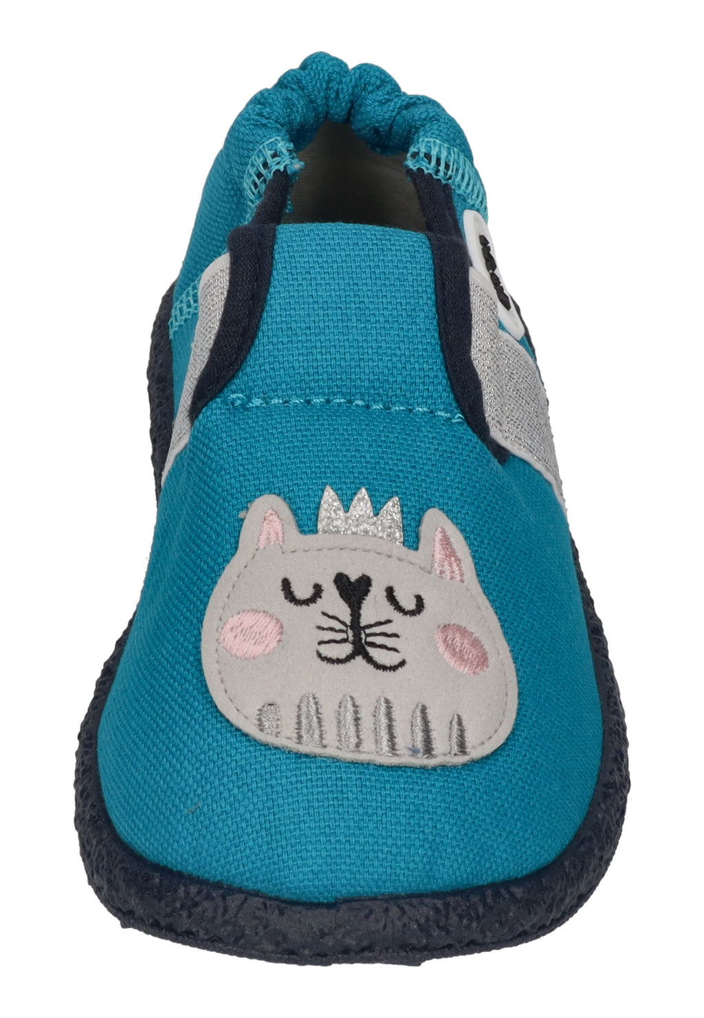 NANGA Kinder Hausschuhe MIEZEKATZE 2.0 türkis