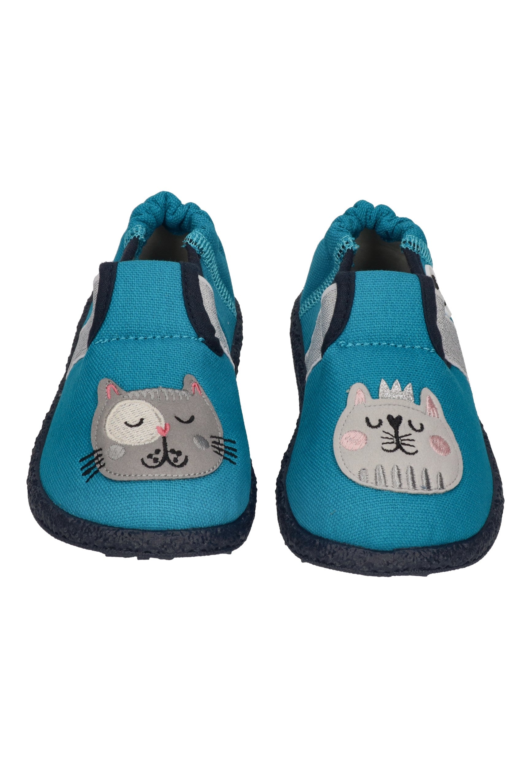 NANGA Kinder Hausschuhe MIEZEKATZE 2.0 türkis