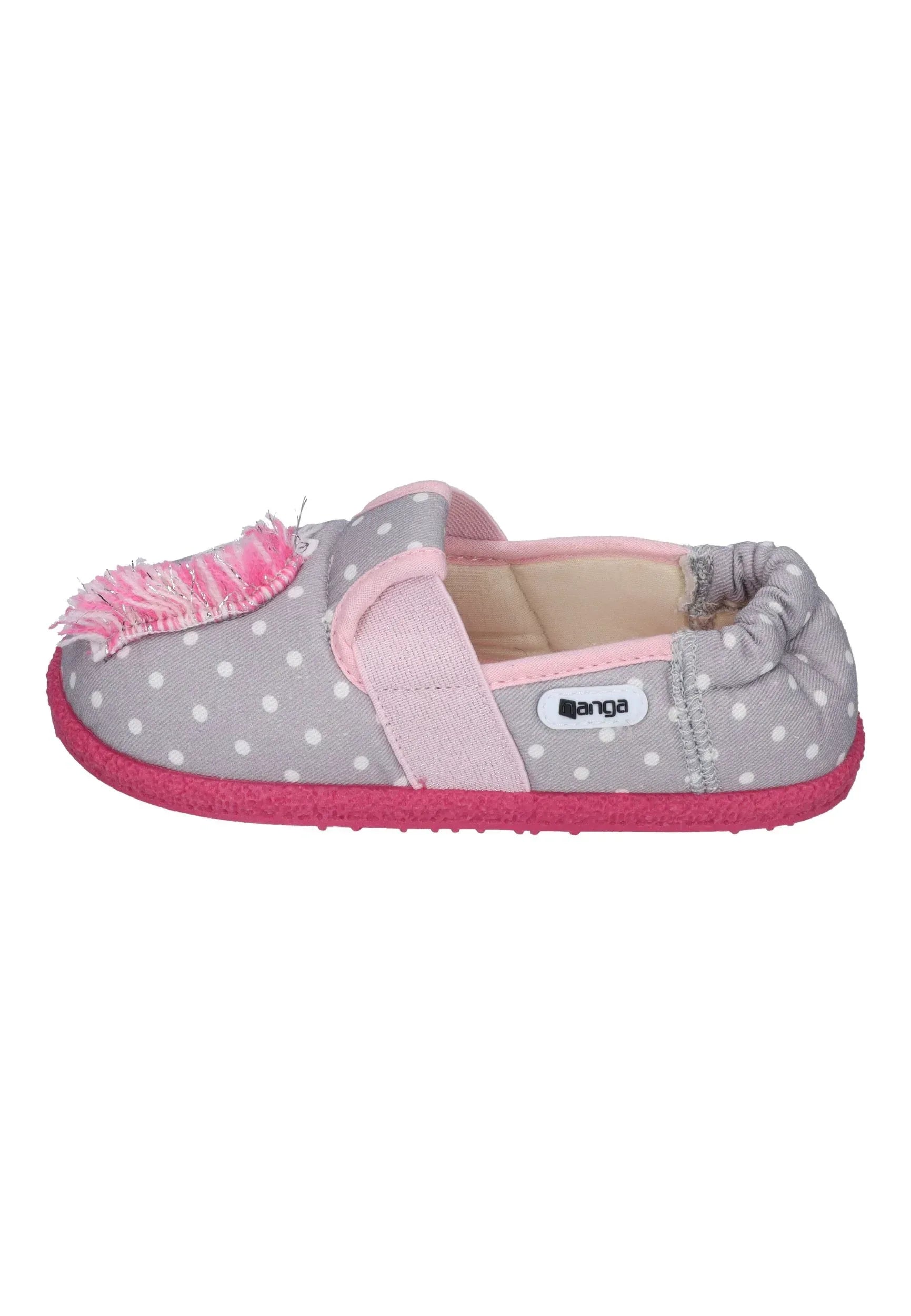 NANGA Kinder Hausschuhe PFERDCHEN 2.0 grau