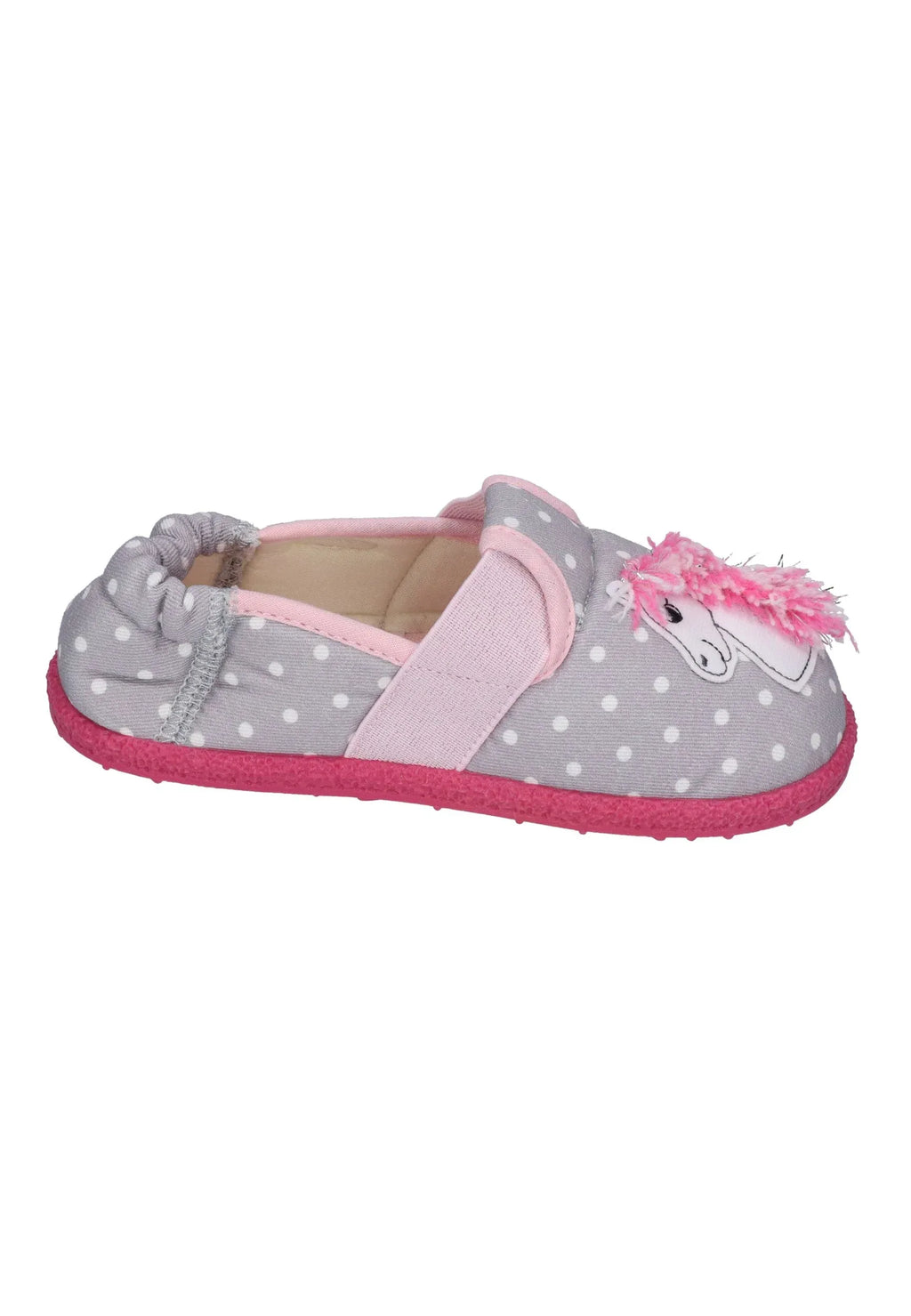 NANGA Kinder Hausschuhe PFERDCHEN 2.0 grau