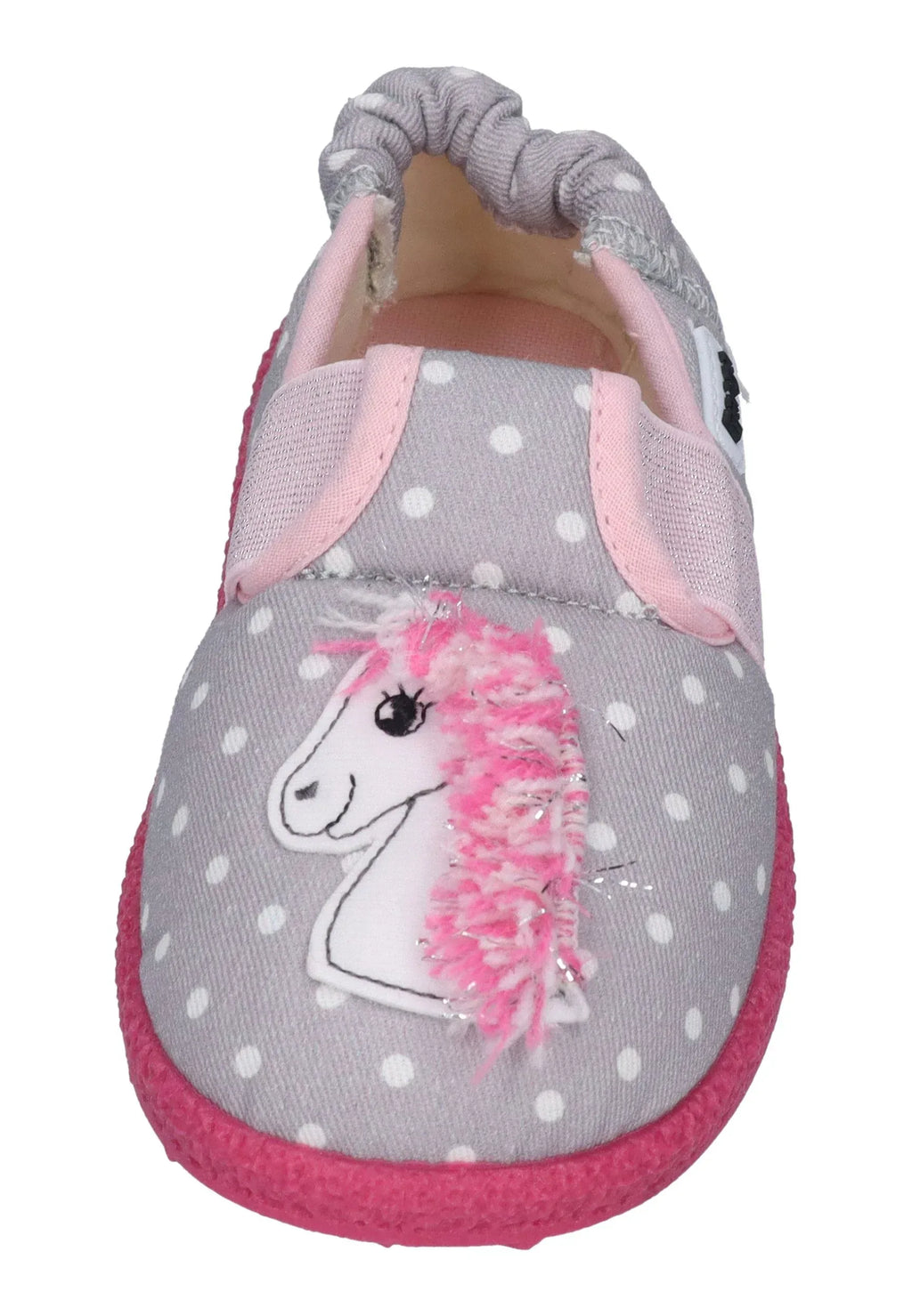 NANGA Kinder Hausschuhe PFERDCHEN 2.0 grau