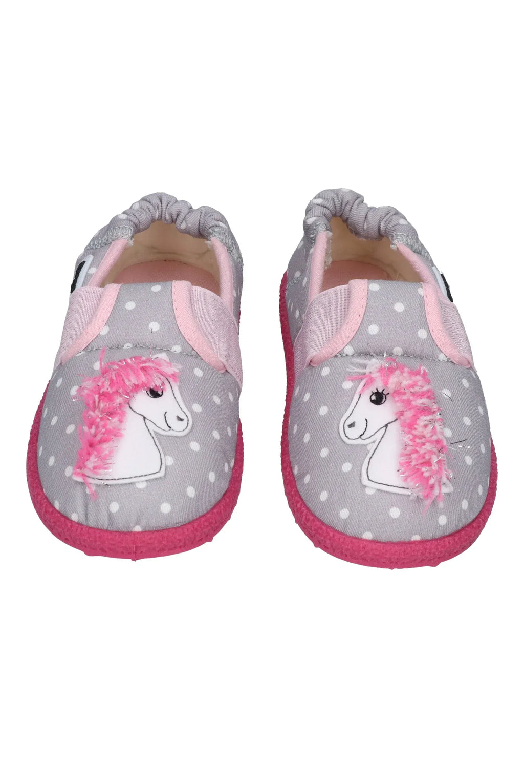 NANGA Kinder Hausschuhe PFERDCHEN 2.0 grau