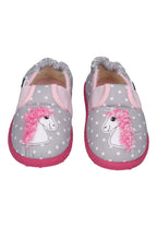 NANGA Kinder Hausschuhe PFERDCHEN 2.0 grau