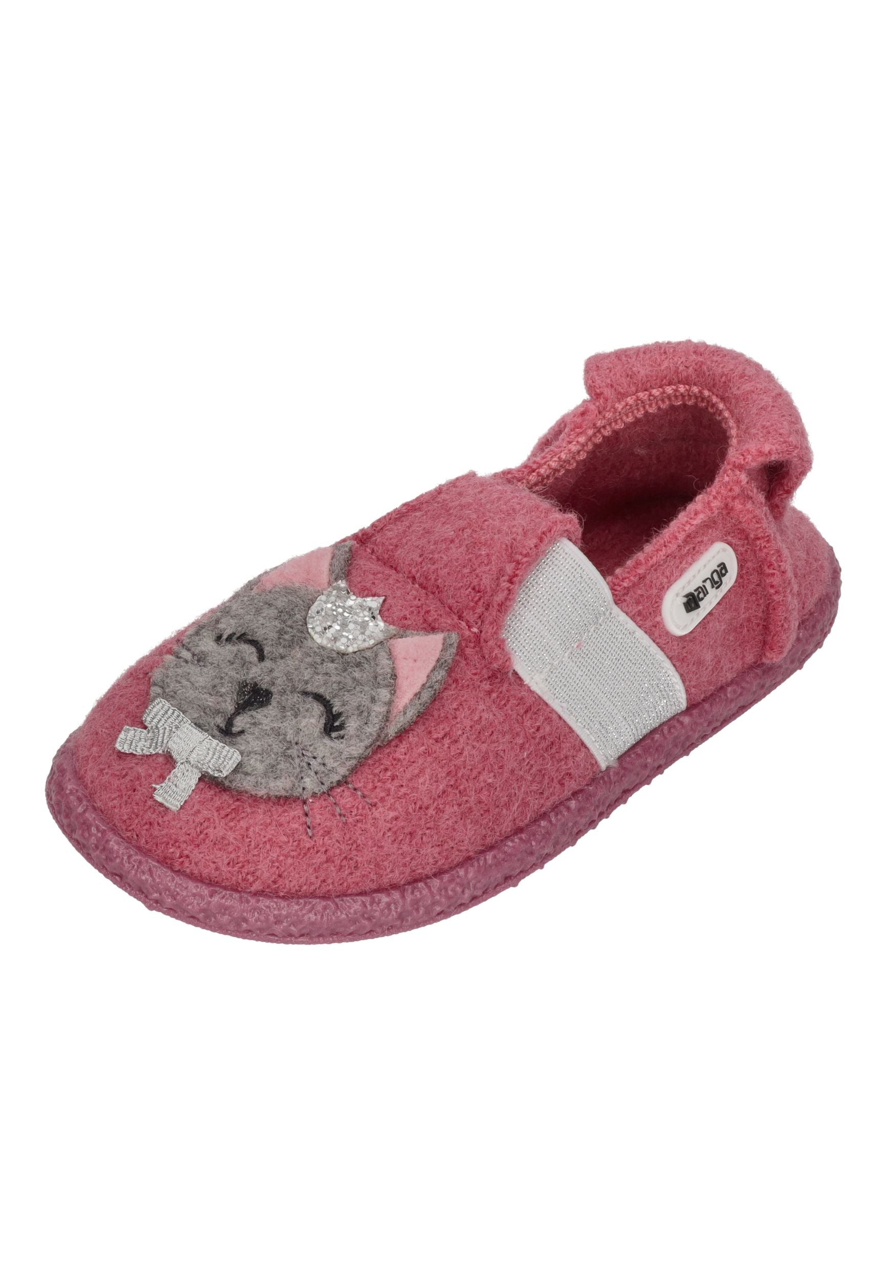 NANGA Kinder Hausschuhe Schurwolle ARISTOKITTY 2.0 azalee